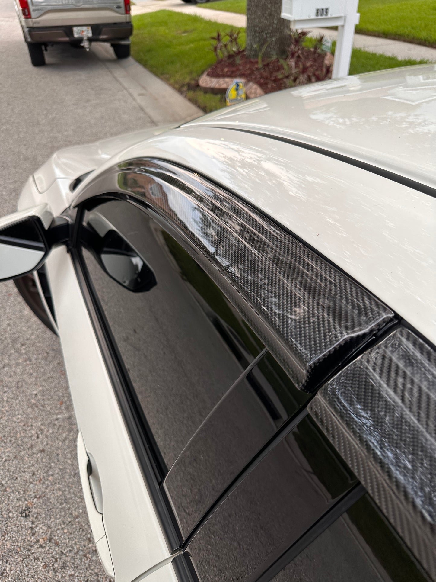 2017-2021 Civic Carbon Visors
