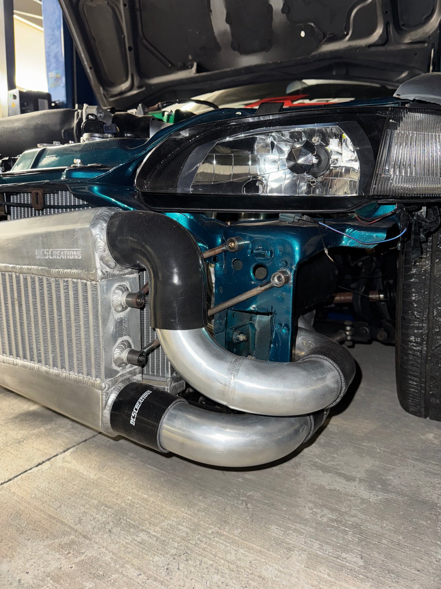 1992-995 Eg K-Swap Intercooler Piping 2.5 Inch