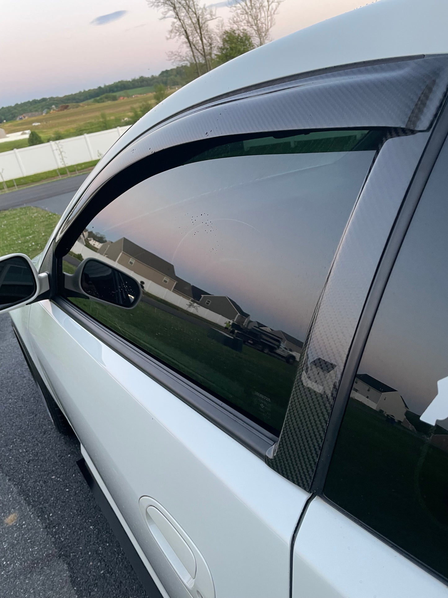 RSX CARBON FIBER WINDOW VISORS/PILLARS/Door Sills