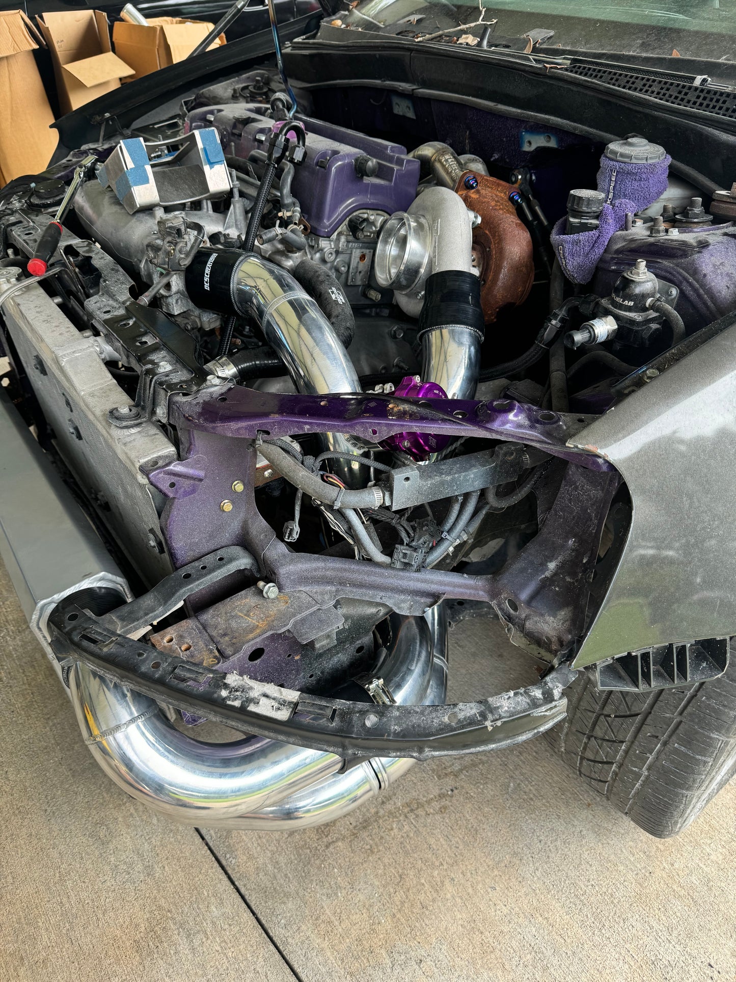 Rsx 3 inch intercooler piping
