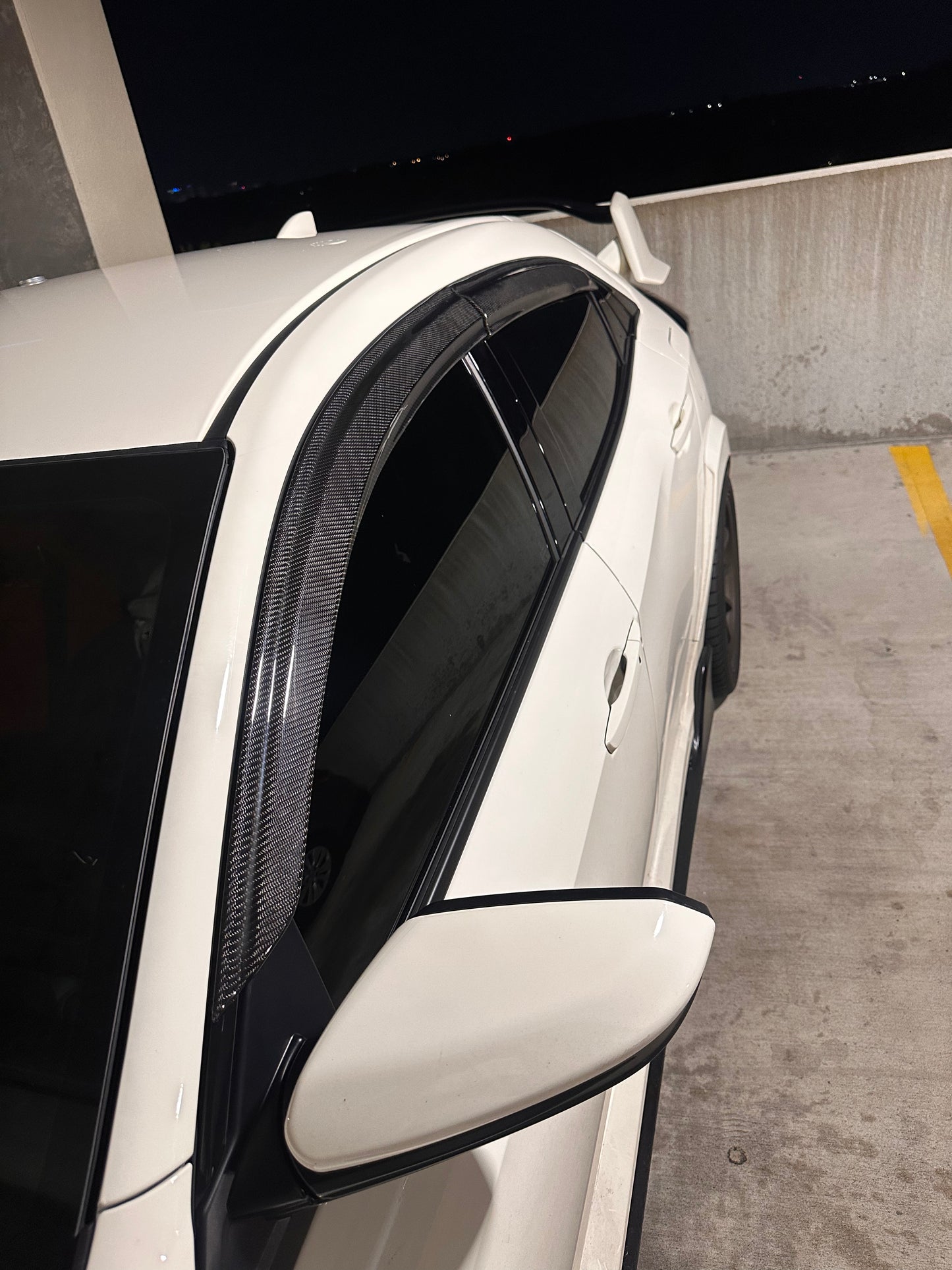 2017-2021 Civic Carbon Visors