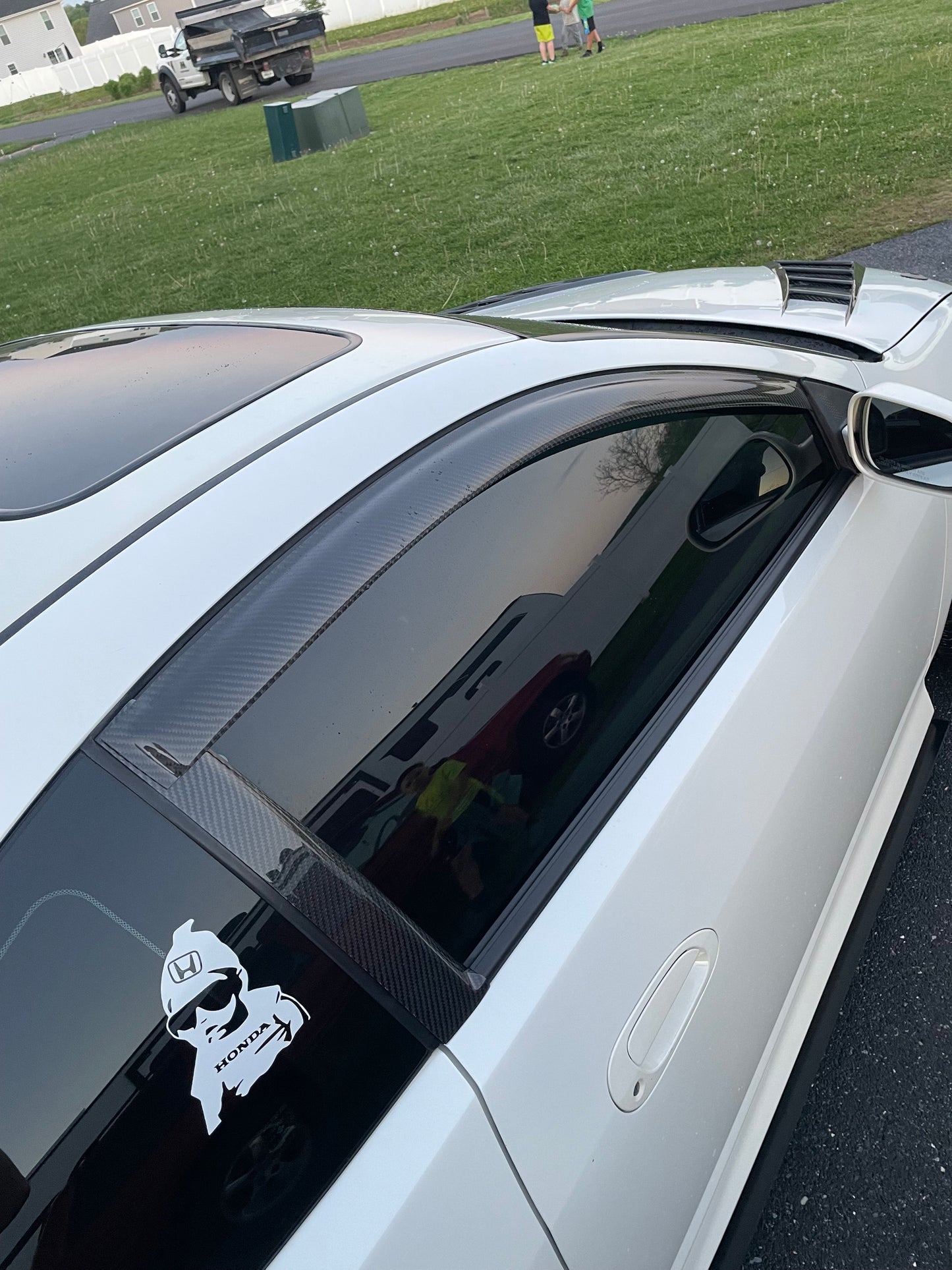 RSX CARBON FIBER WINDOW VISORS/PILLARS/Door Sills