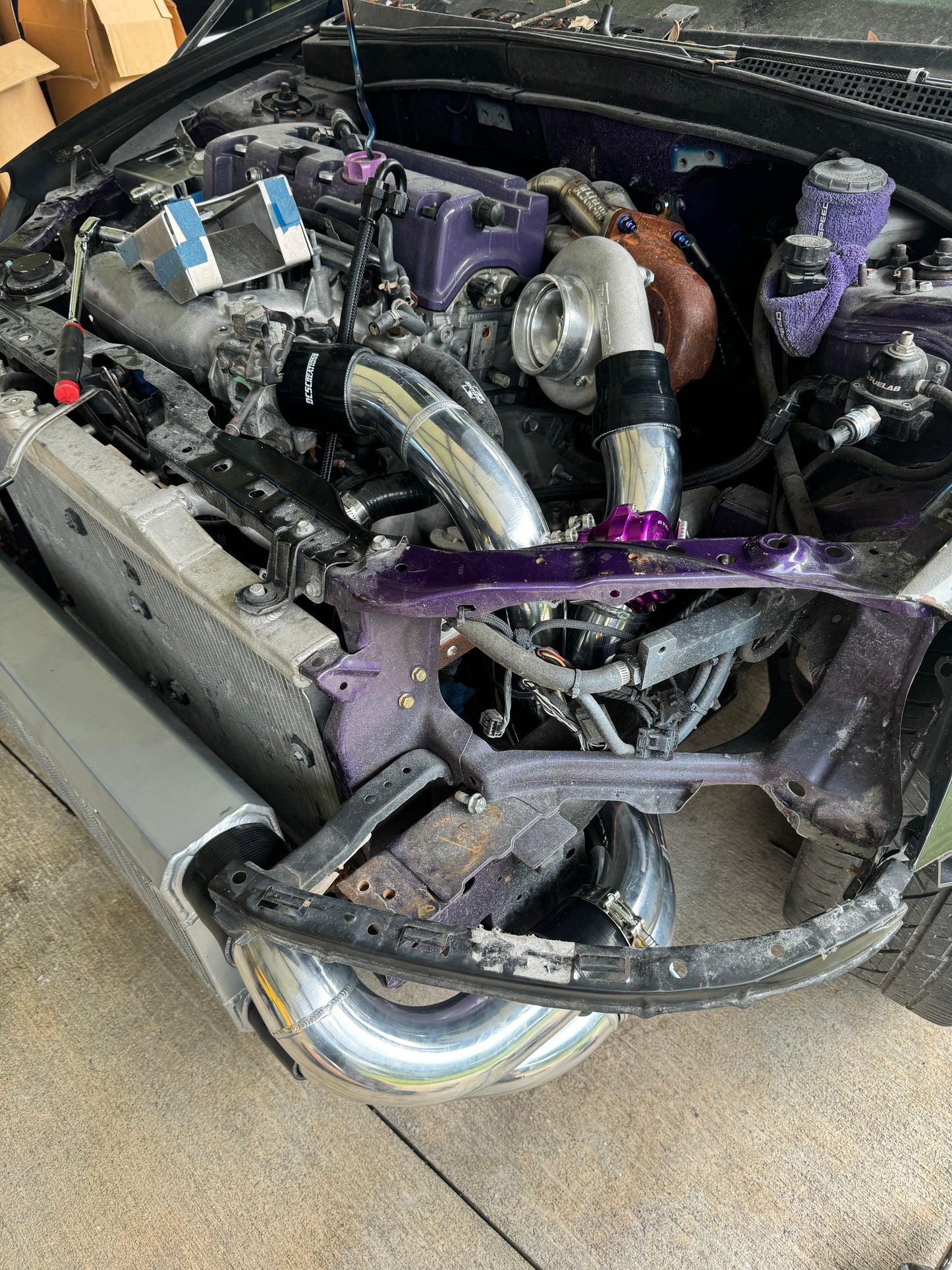 Rsx 3 inch intercooler piping