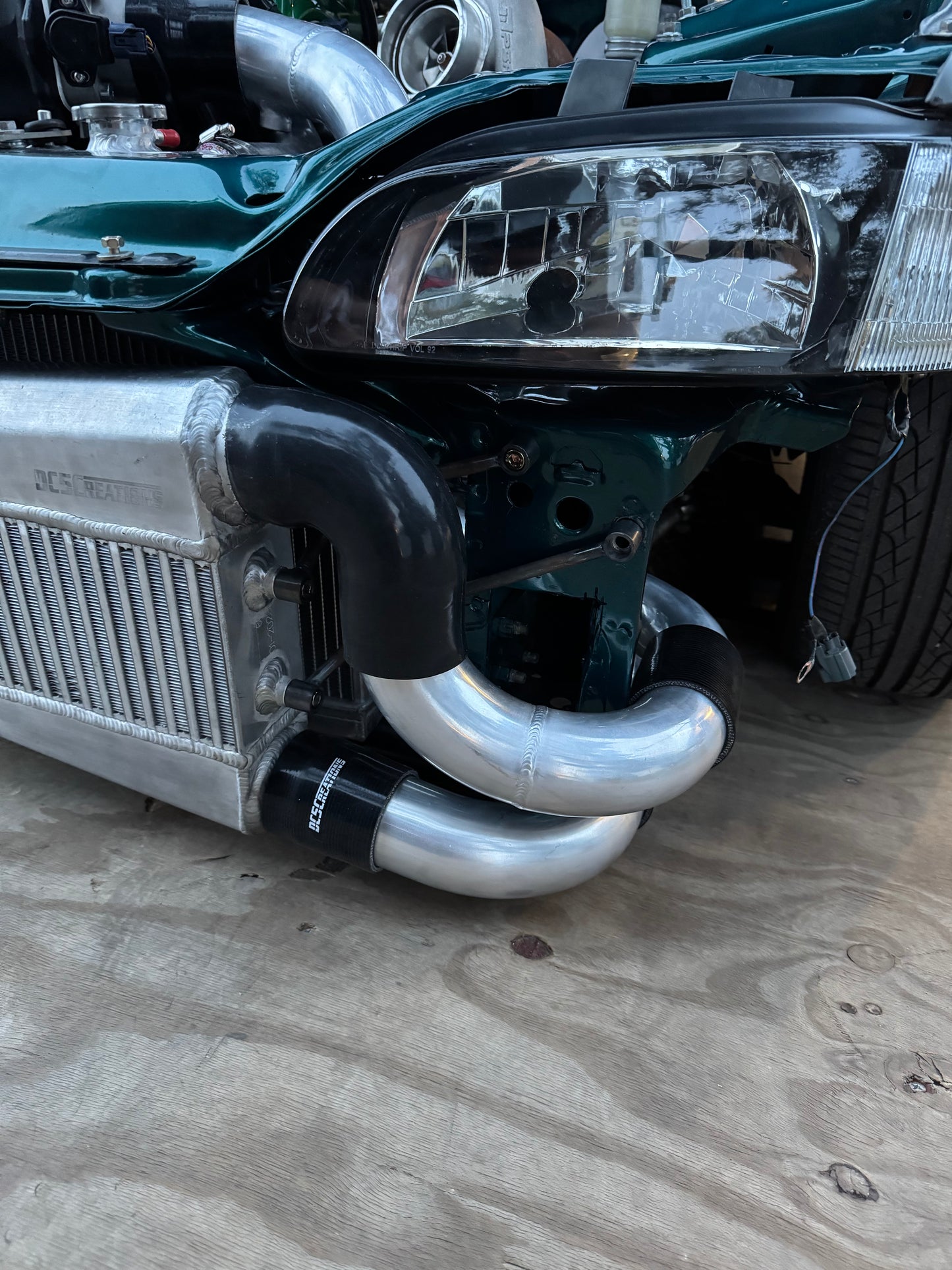 1992-995 Eg K-Swap Intercooler Piping 2.5 Inch