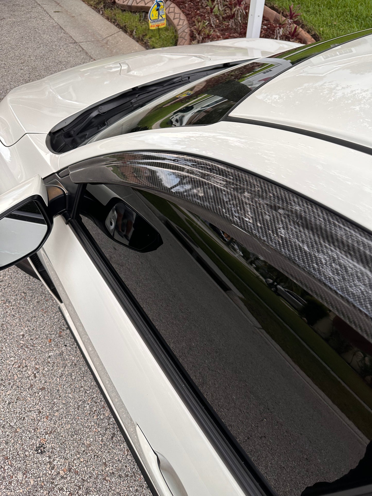 2017-2021 Civic Carbon Visors