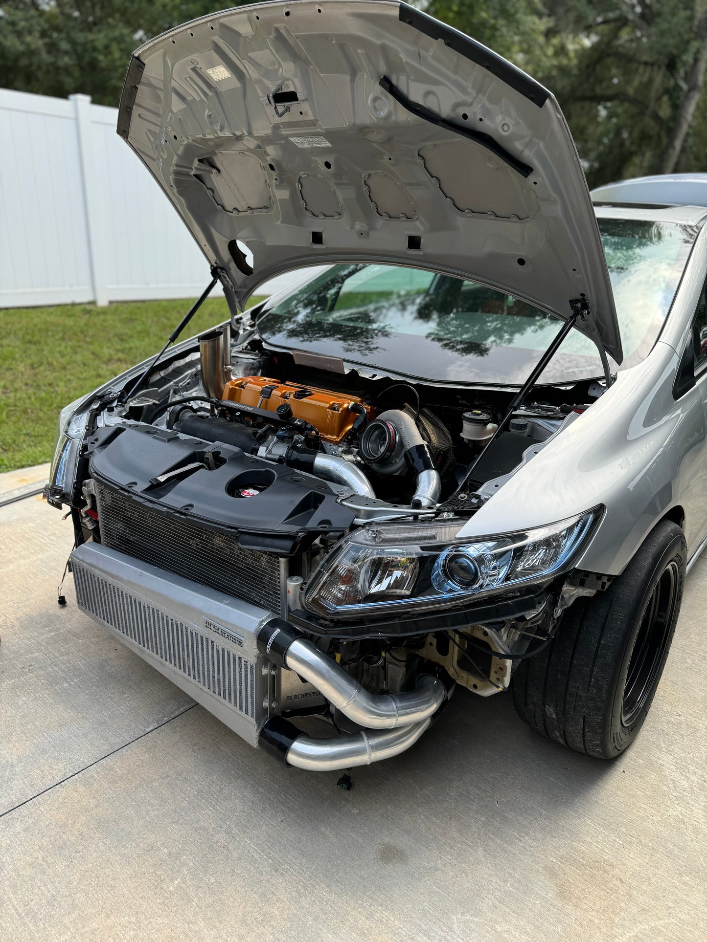 12-15 2.5 inch Honda Civic Si Intercooler Piping