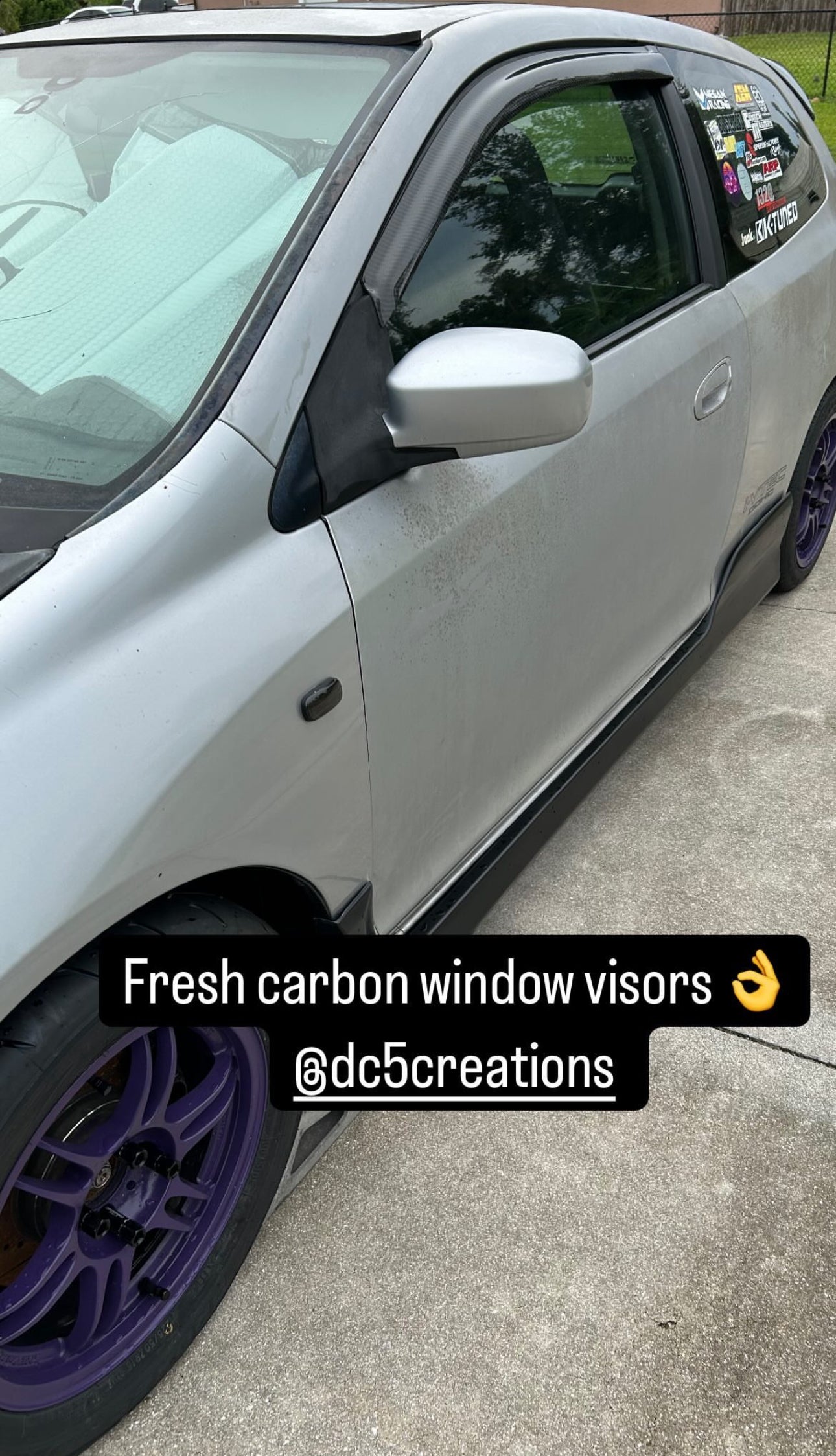 Honda Ep3 Window Visors