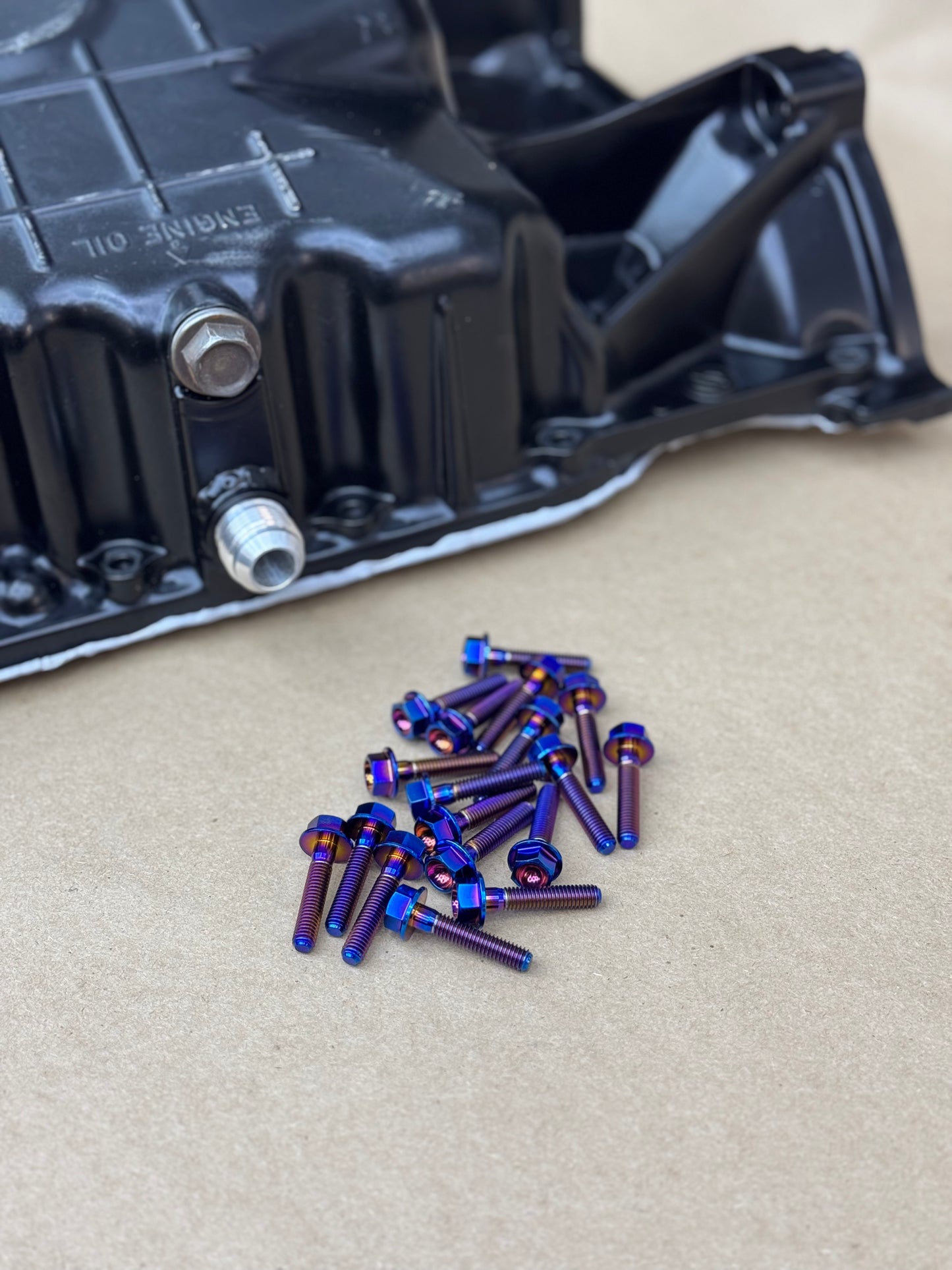 Oil pan Titanium Bolt Kit
