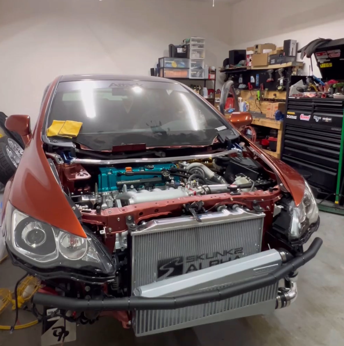 Dc5creations Vertical Flow Intercooler (K-Series,600-800hp)