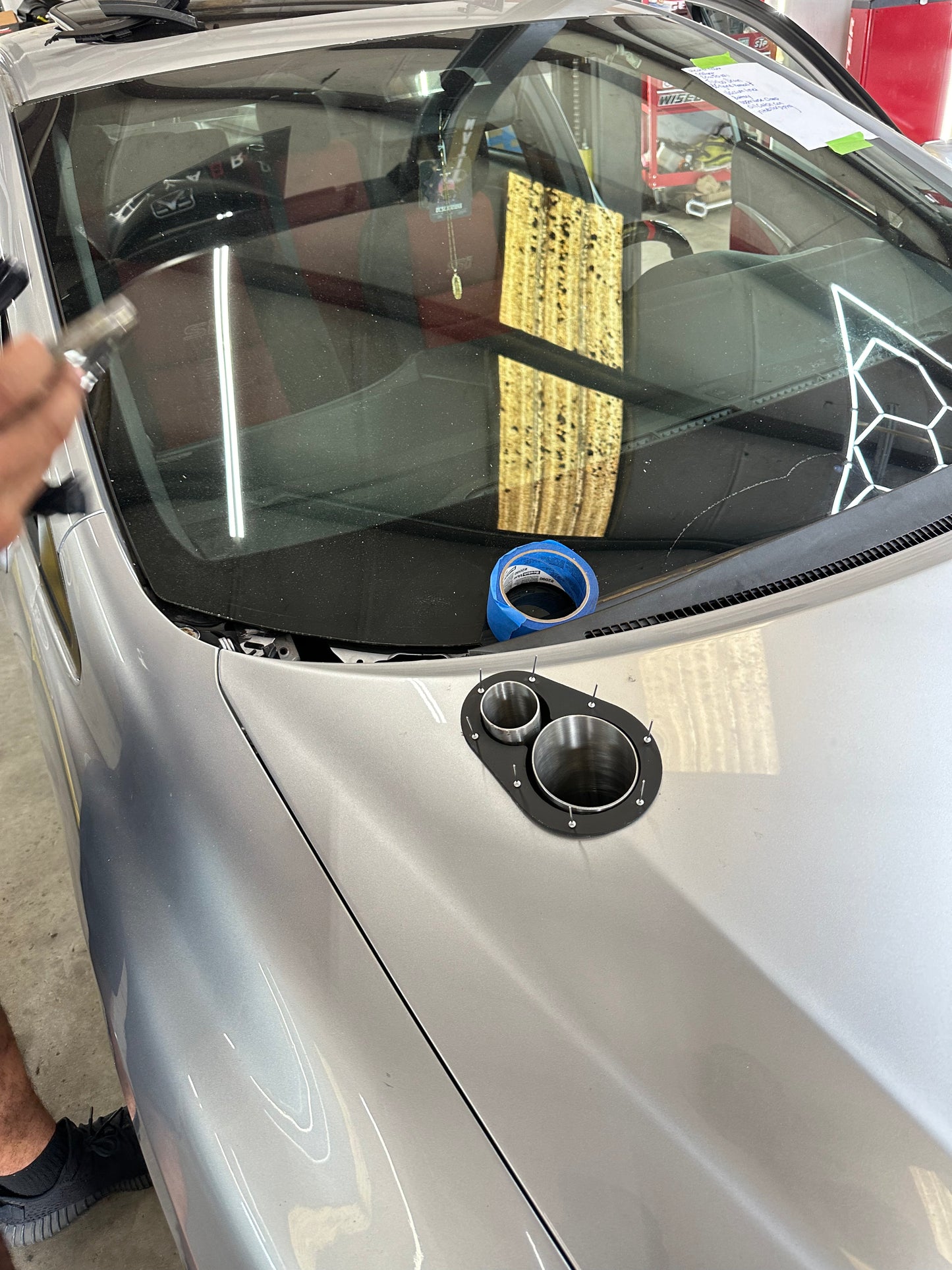 12-15 3 Inch Honda Civic Si Hood Exit Pipe