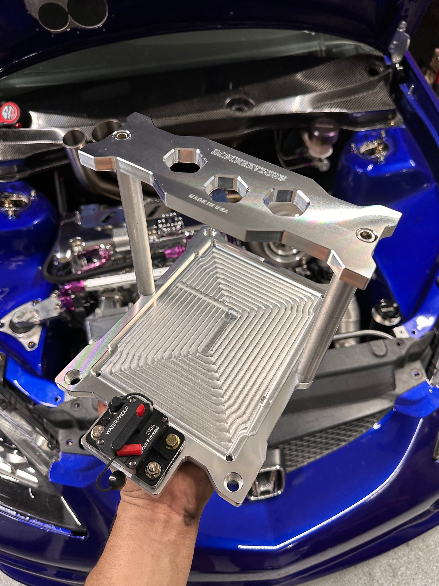 Evo 8/9 Trunk Billet Battery Tray
