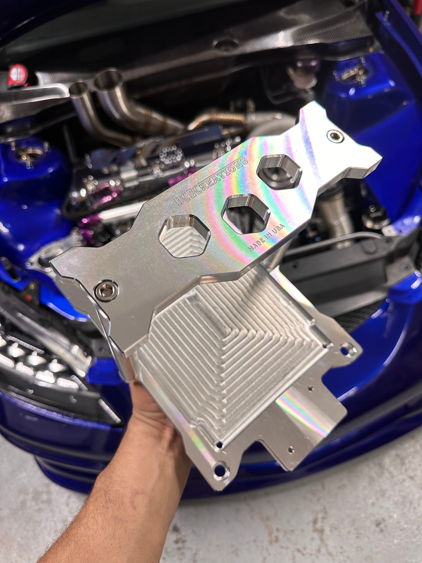 Evo 8/9 Trunk Billet Battery Tray