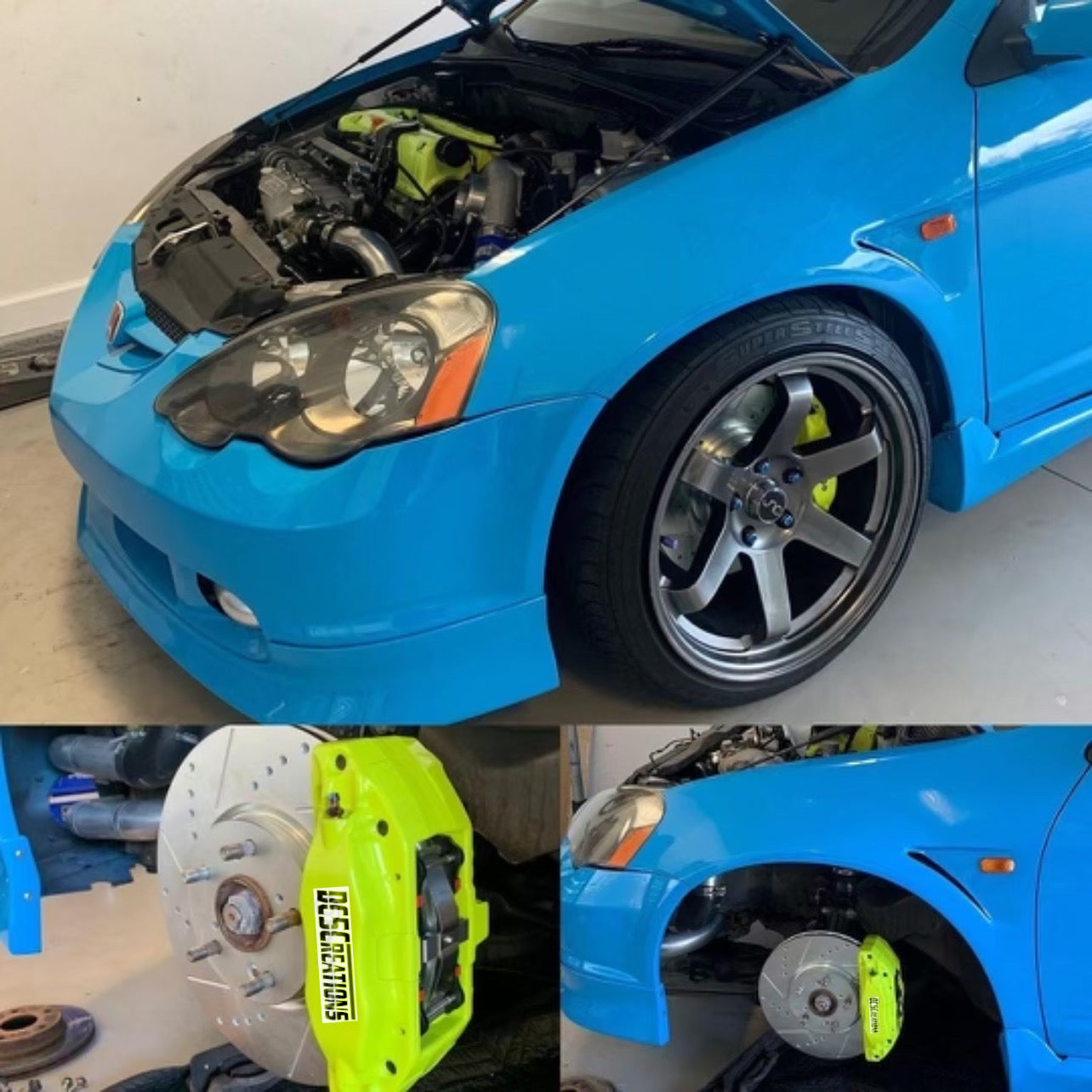 4 PISTON BIG BRAKE KIT