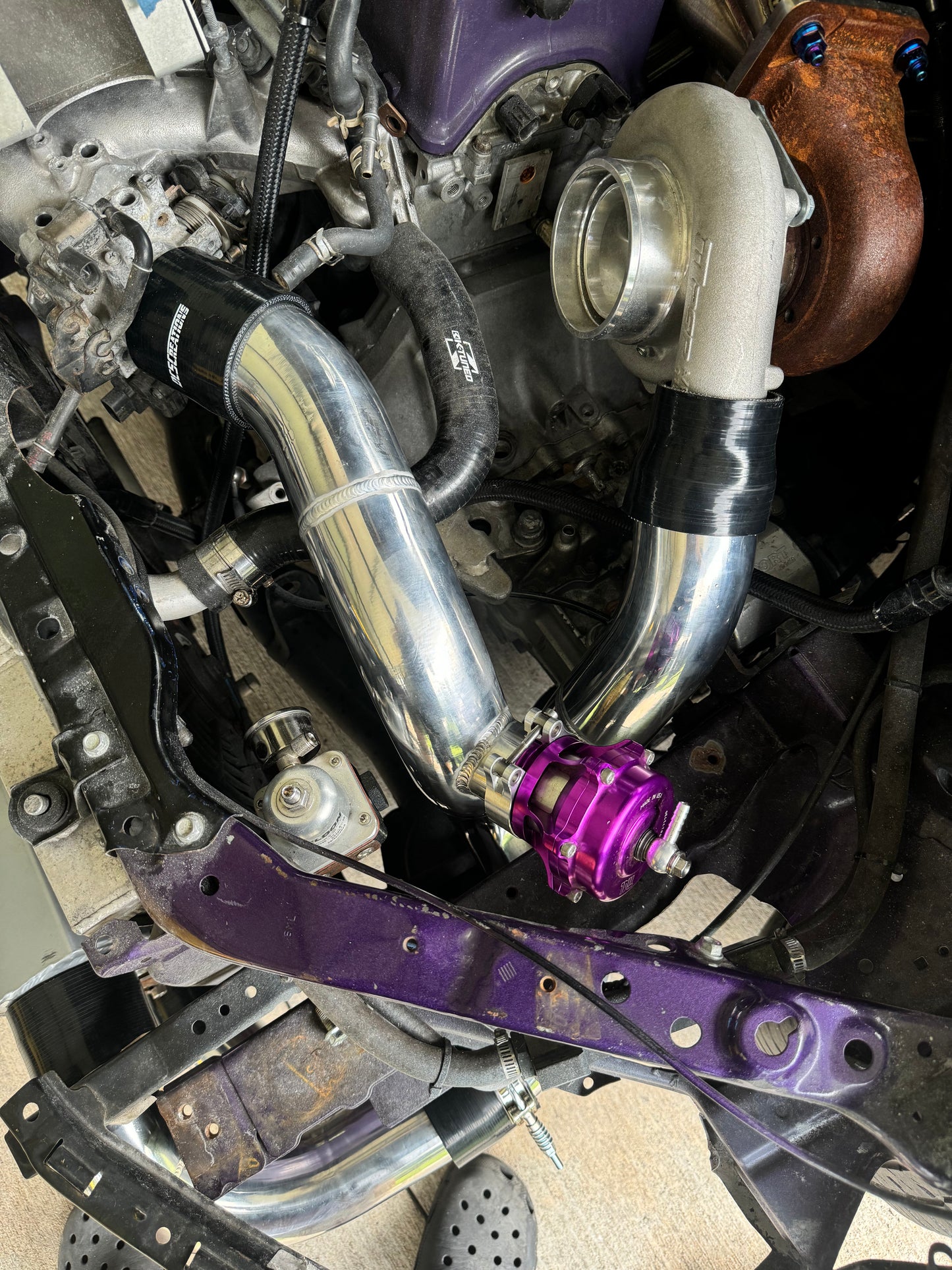 Rsx 3 inch intercooler piping