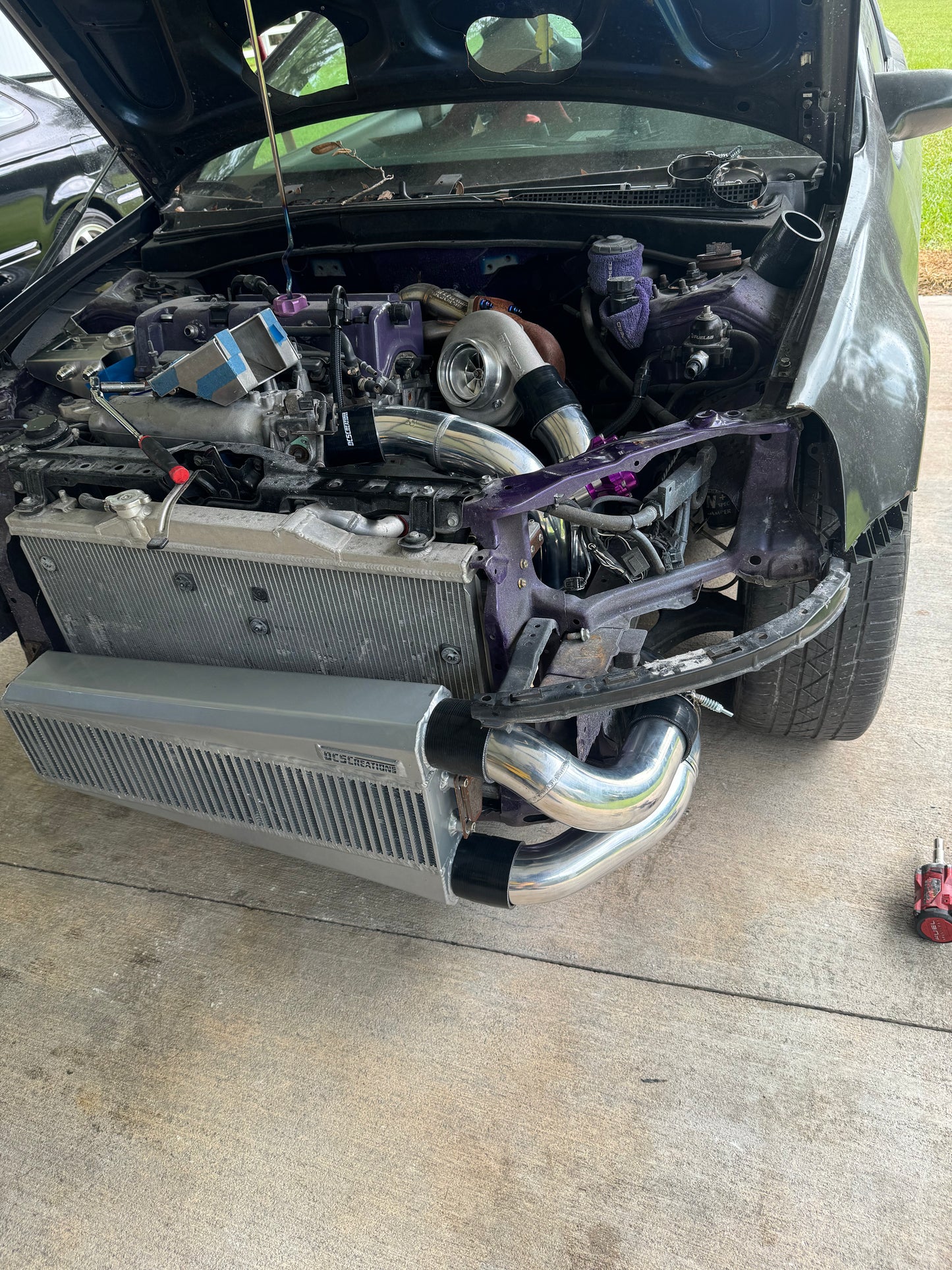Rsx 3 inch intercooler piping