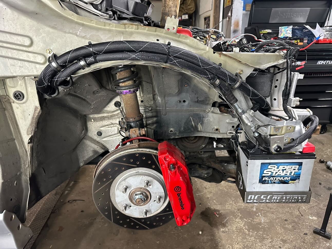 4 PISTON BIG BRAKE KIT
