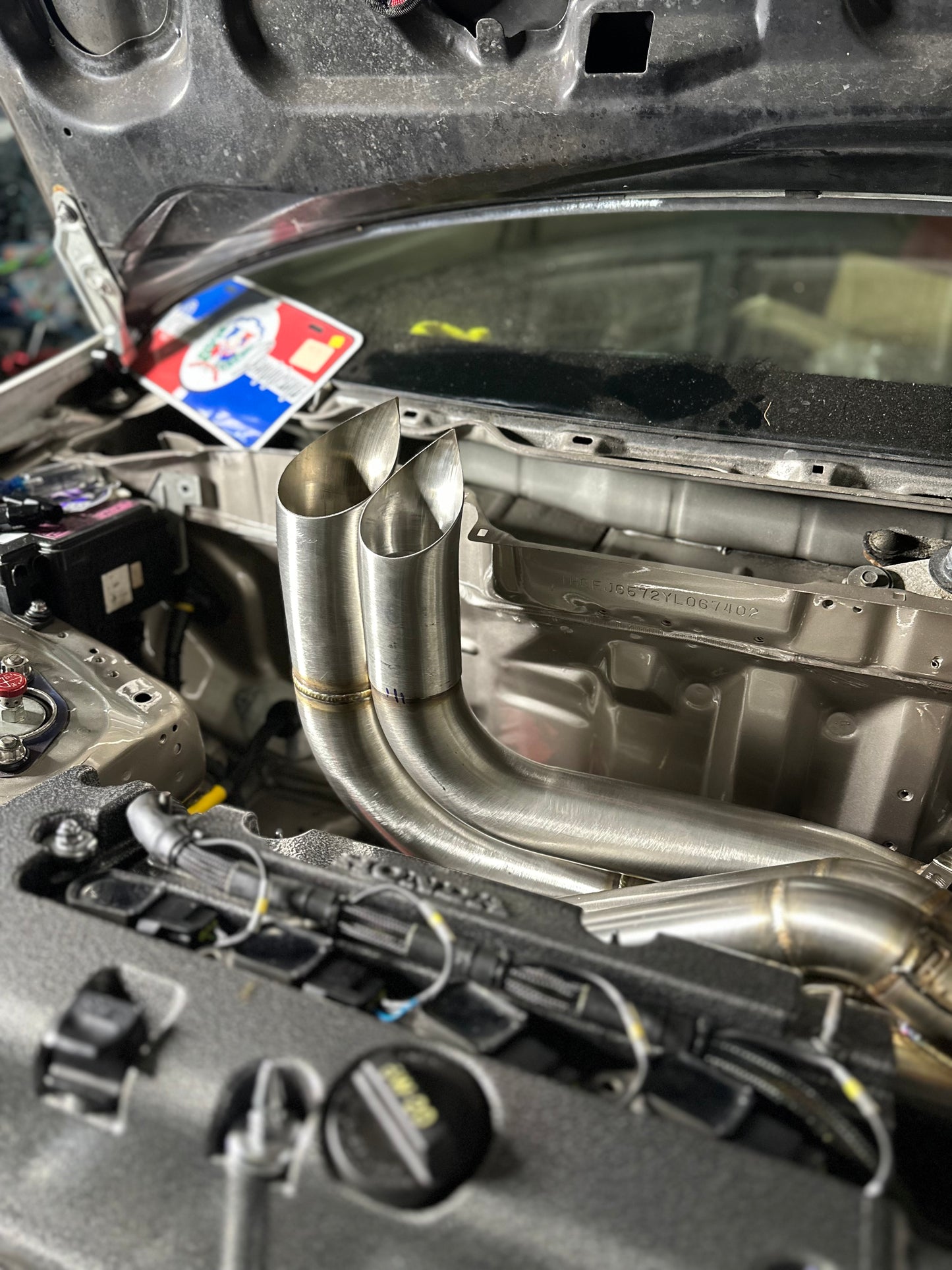 Ek Turbo Hood Exit Pipes