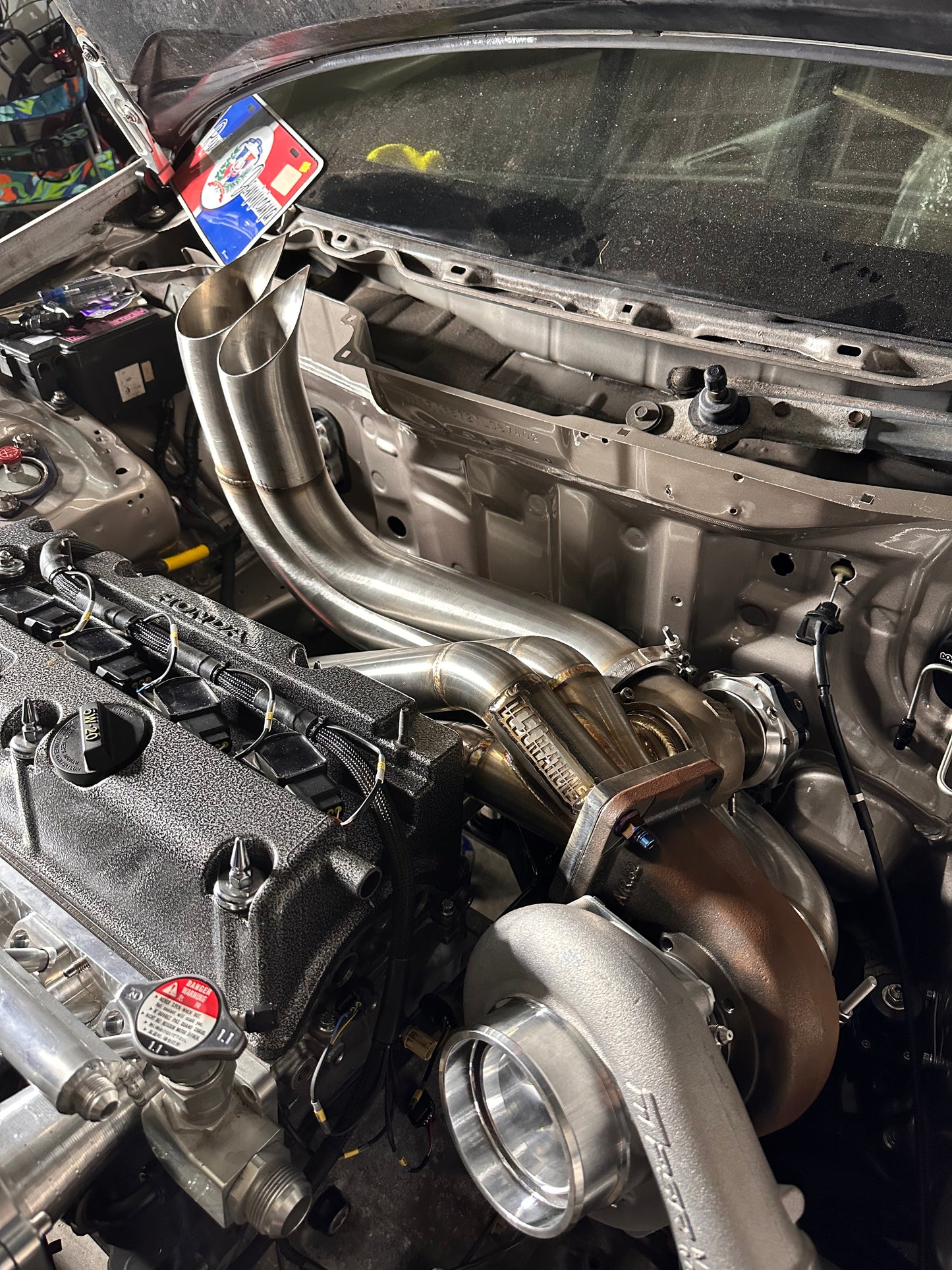 Ek Turbo Hood Exit Pipes