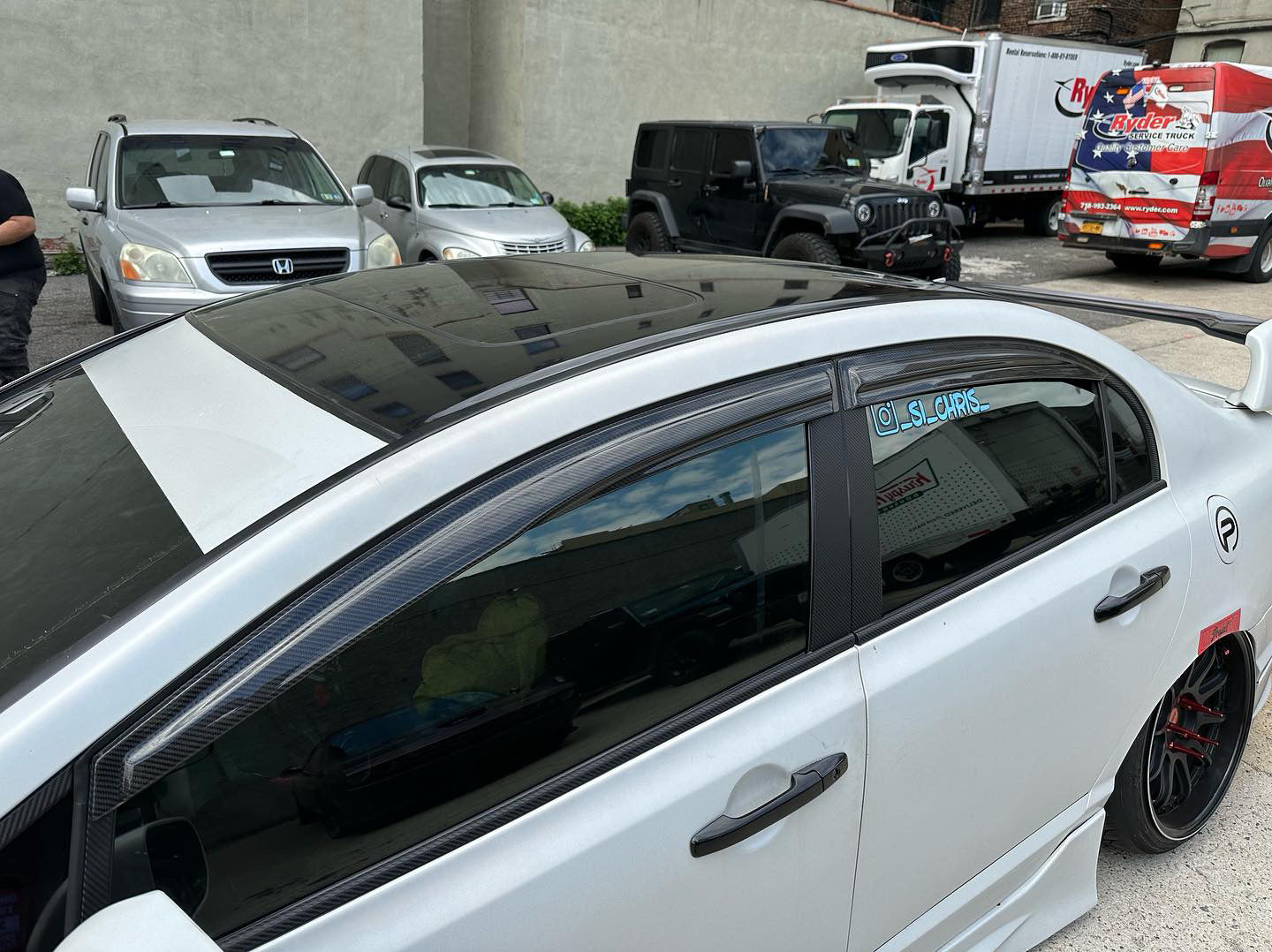 2006-2011 Honda Civic 4 Door Window Visors