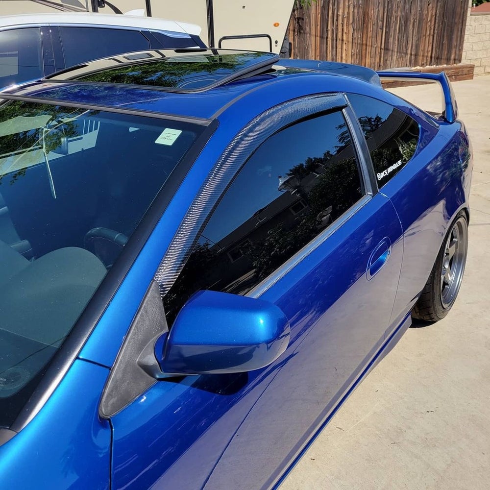 RSX CARBON FIBER WINDOW VISORS/PILLARS/Door Sills