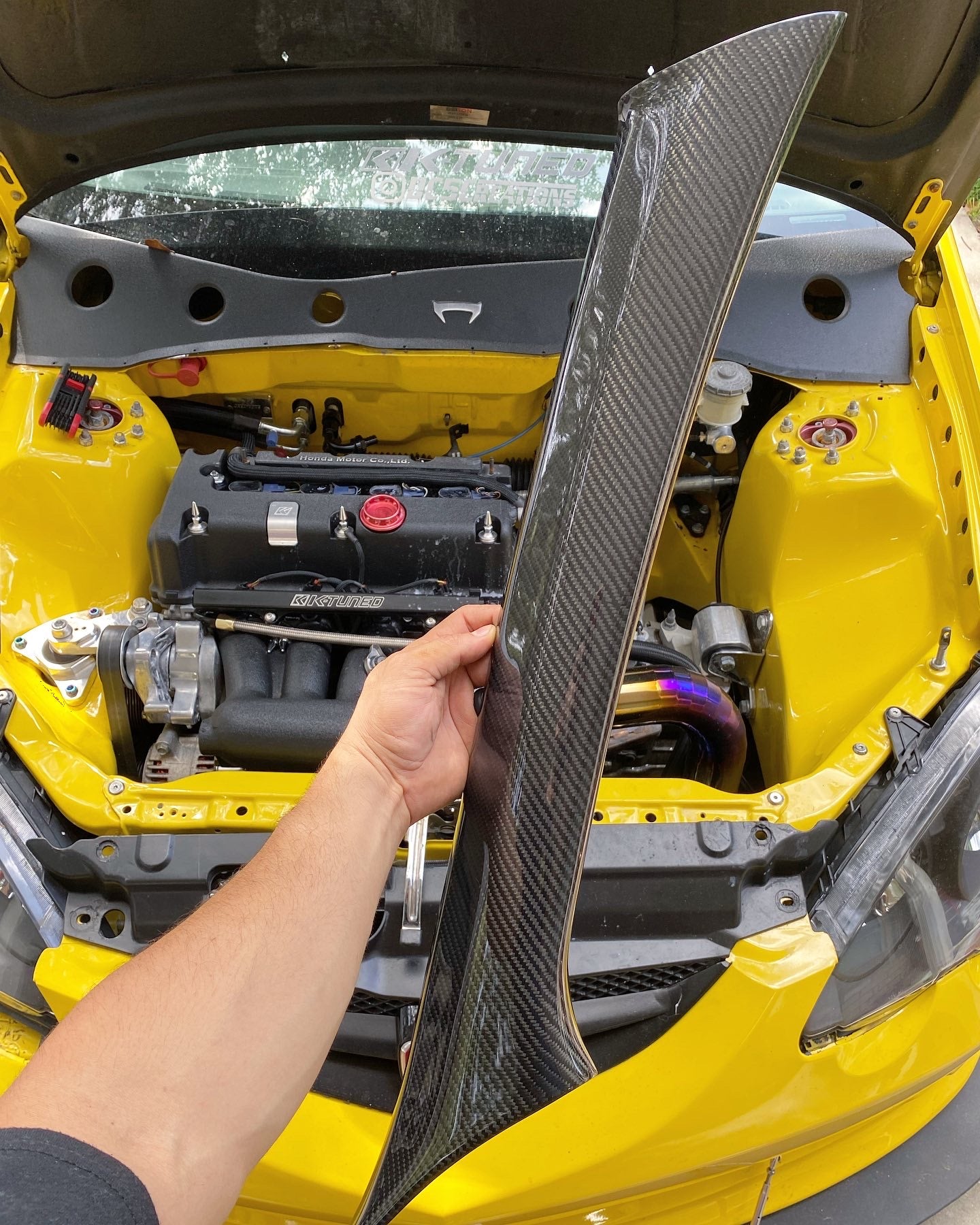 RSX CARBON FIBER WINDOW VISORS/PILLARS/Door Sills