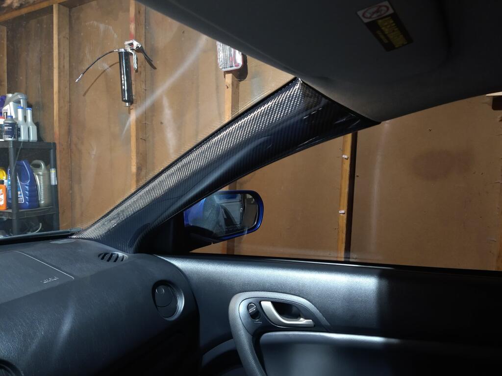 RSX CARBON FIBER WINDOW VISORS/PILLARS/Door Sills