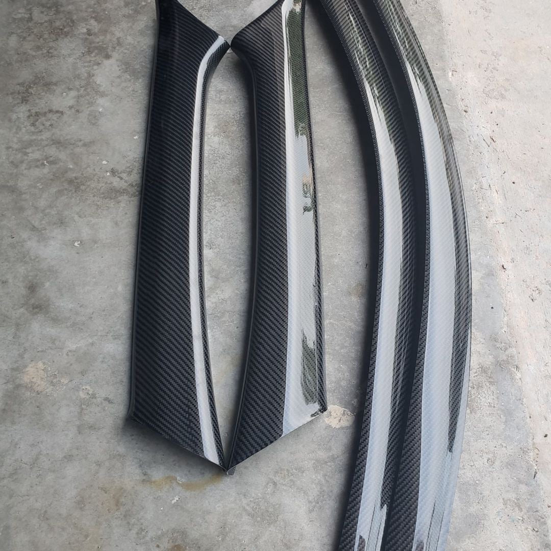 RSX CARBON FIBER WINDOW VISORS/PILLARS/Door Sills