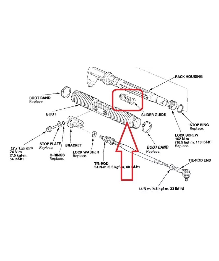 STEERING SLIDER/ STEERING RISER BRACKET