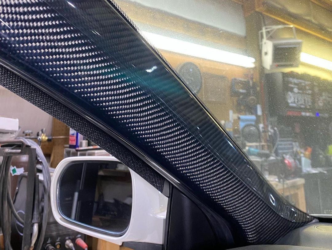 RSX CARBON FIBER WINDOW VISORS/PILLARS/Door Sills