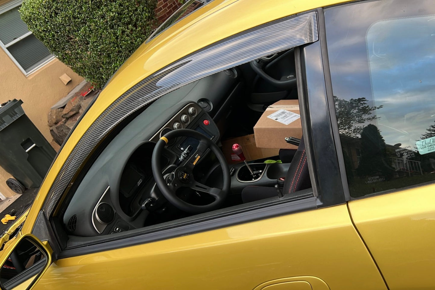 RSX CARBON FIBER WINDOW VISORS/PILLARS/Door Sills