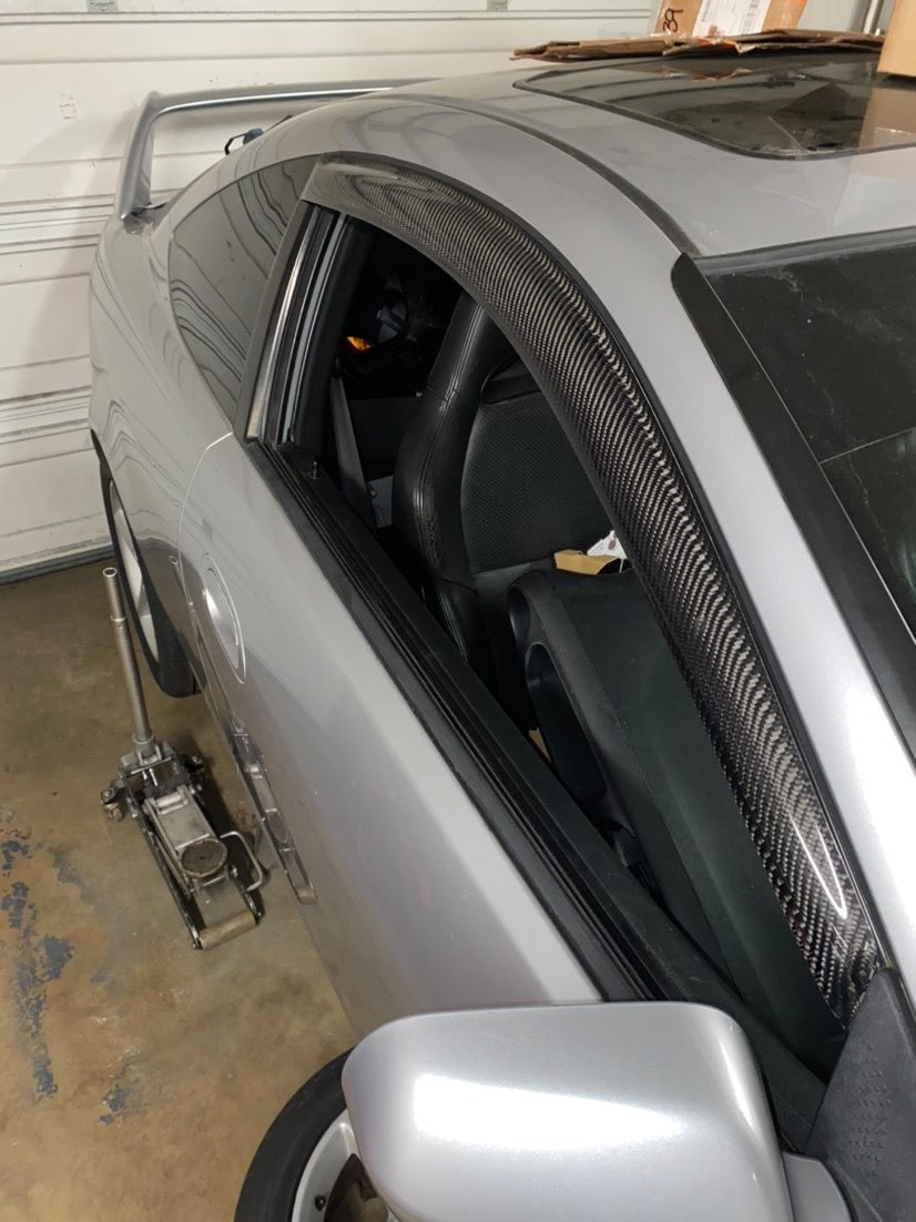 RSX CARBON FIBER WINDOW VISORS/PILLARS/Door Sills
