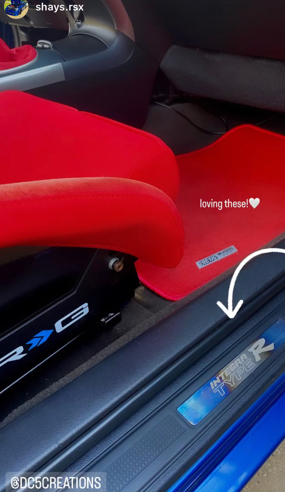 Rsx Titanium Door Sill Insert