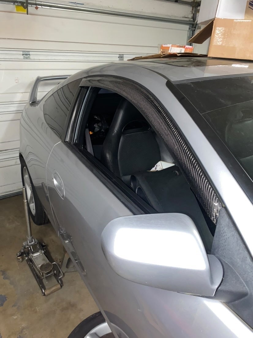 RSX CARBON FIBER WINDOW VISORS/PILLARS/Door Sills