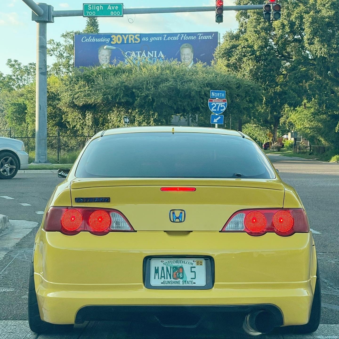 Rear Titanium Honda Emblem