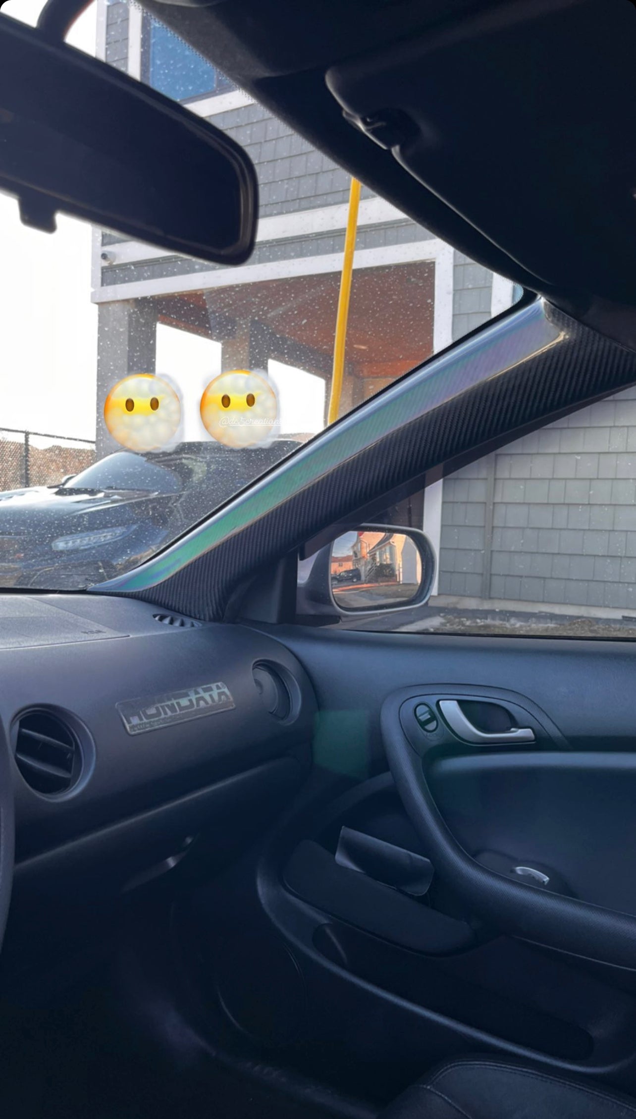 RSX CARBON FIBER WINDOW VISORS/PILLARS/Door Sills
