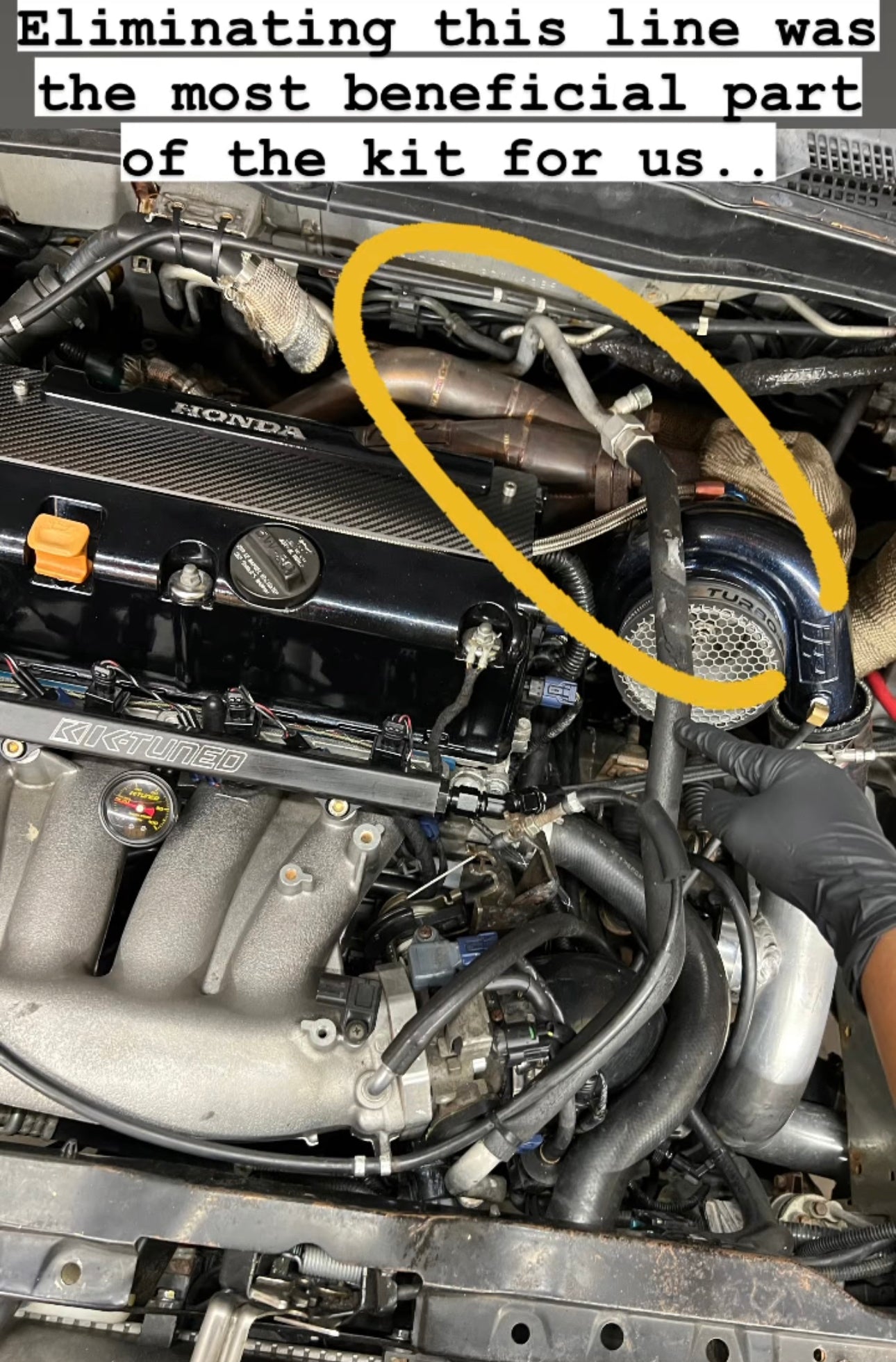thumbnail image 2 of Jackspania Racing Heavy Duty AC Line Tuck Kit For Acura RSX Type S DC5 (02-06) - 500PSI, K20/K24, Includes Brackets & Hoses 2 of 6