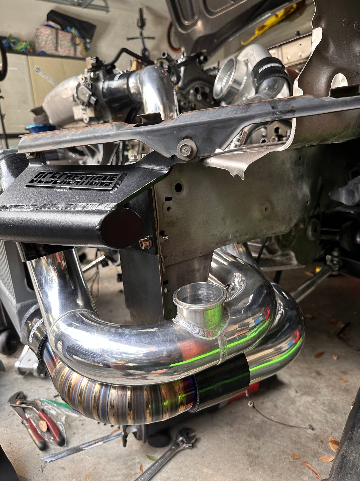 Ek Aluminum Intercooler piping