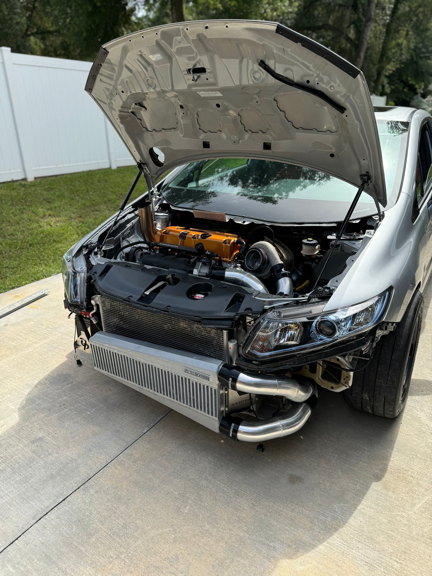 12-15 3 inch Honda Civic Si Intercooler Piping