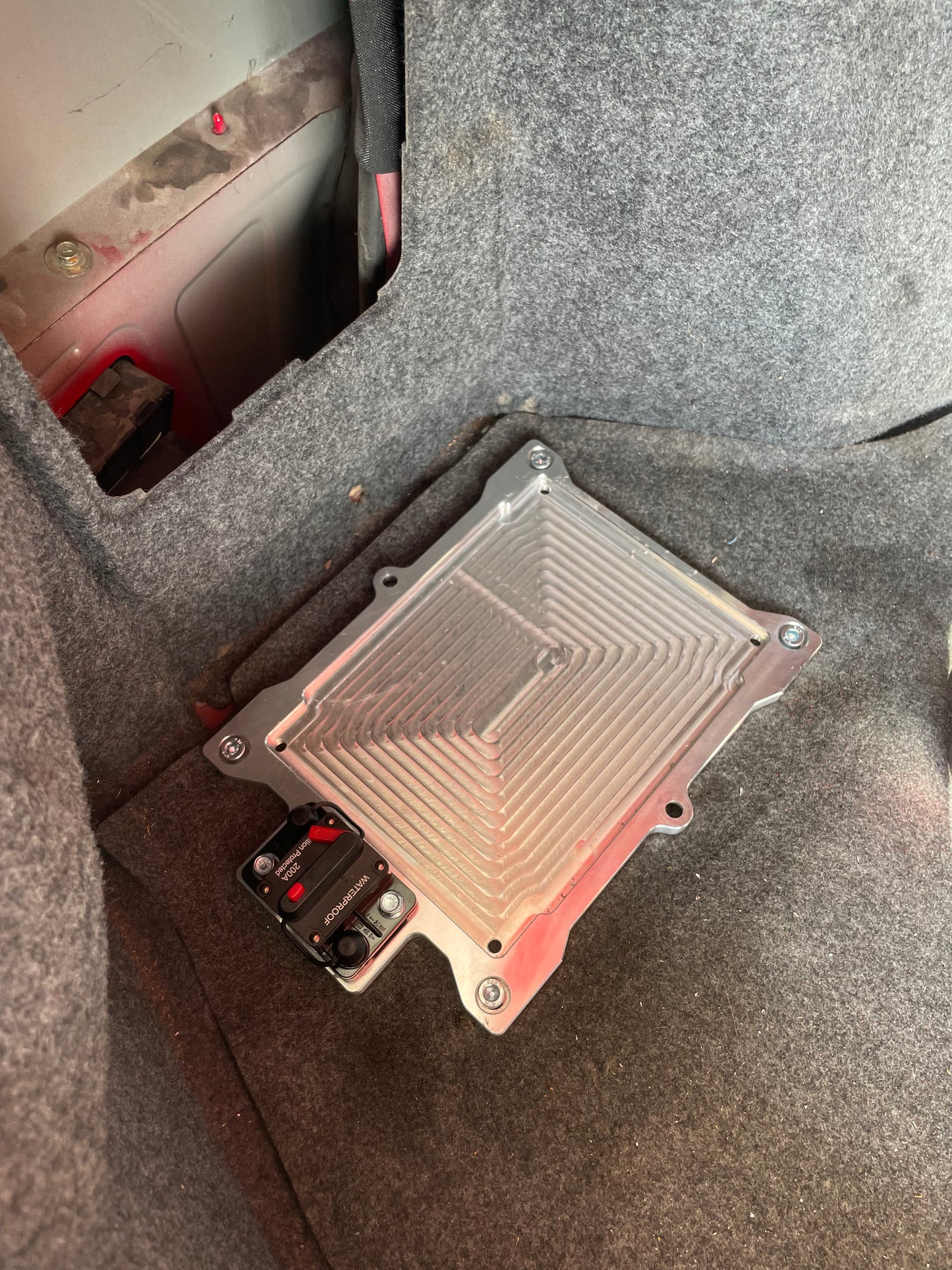 Evo 8/9 Trunk Billet Battery Tray