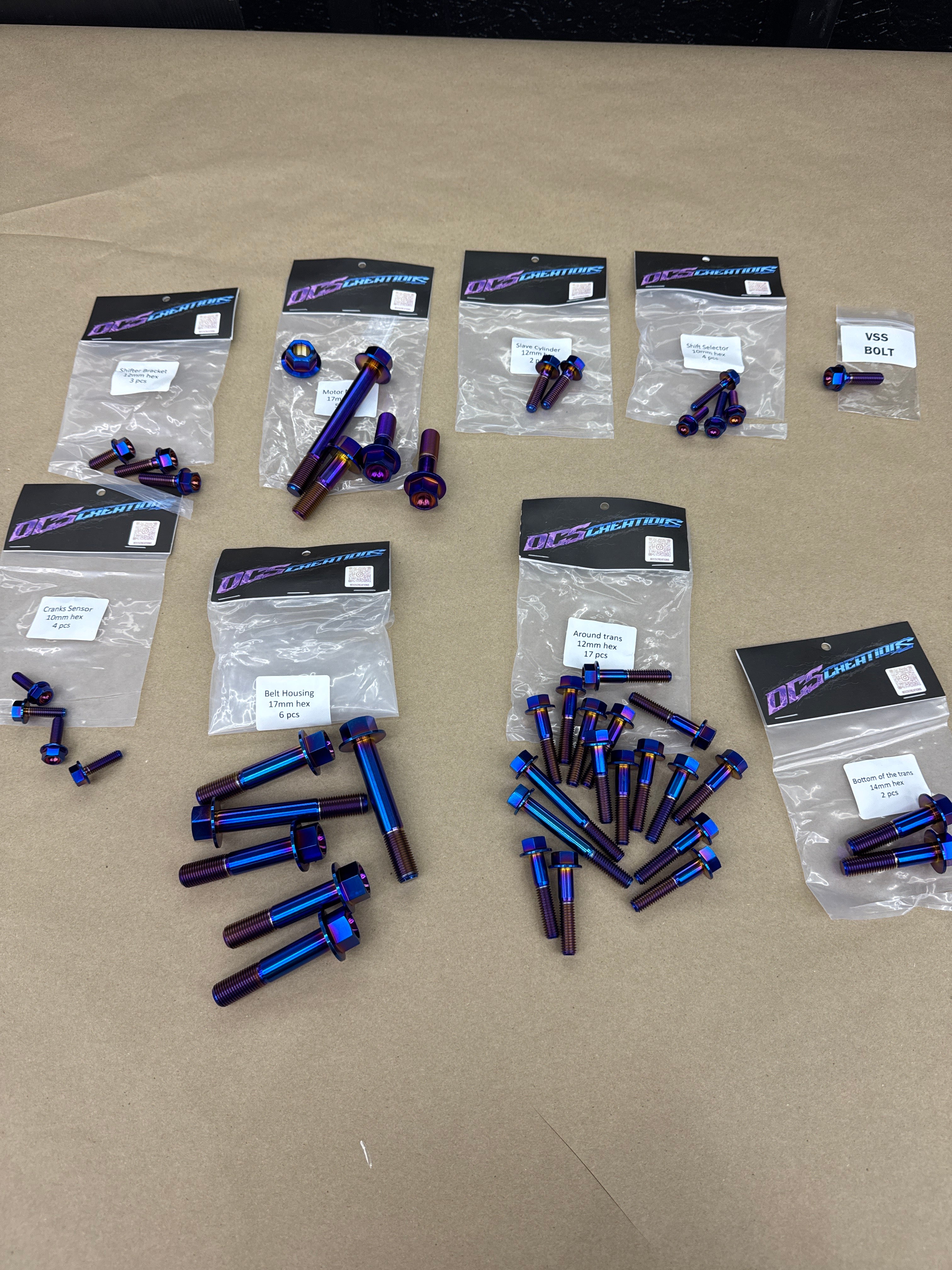 K Series Ti Trans Hardware – Dc5creations