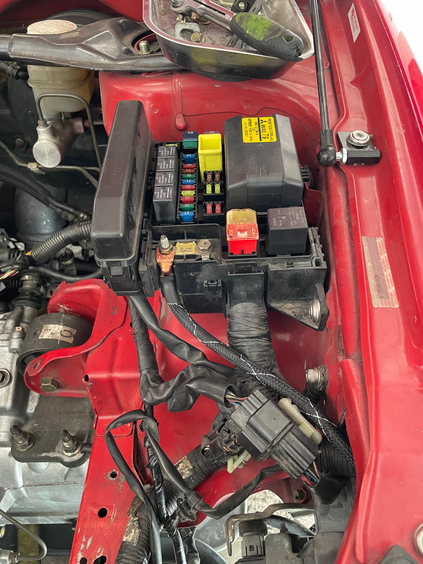Evo 8/9 Trunk Billet Battery Tray