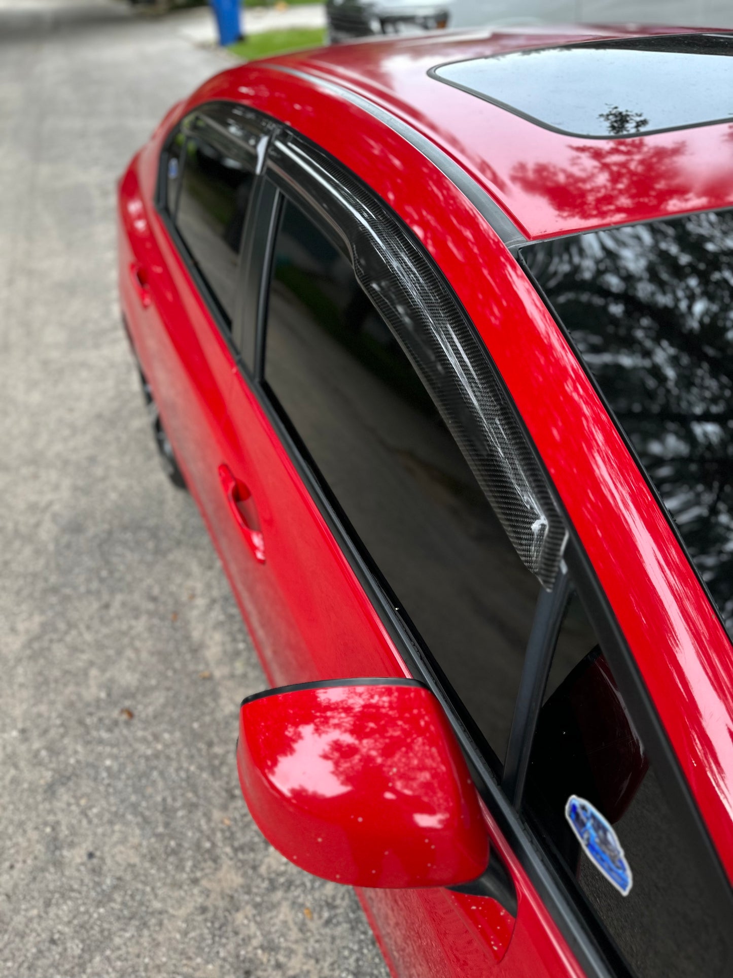 2012-2015 Civic Carbon Visors