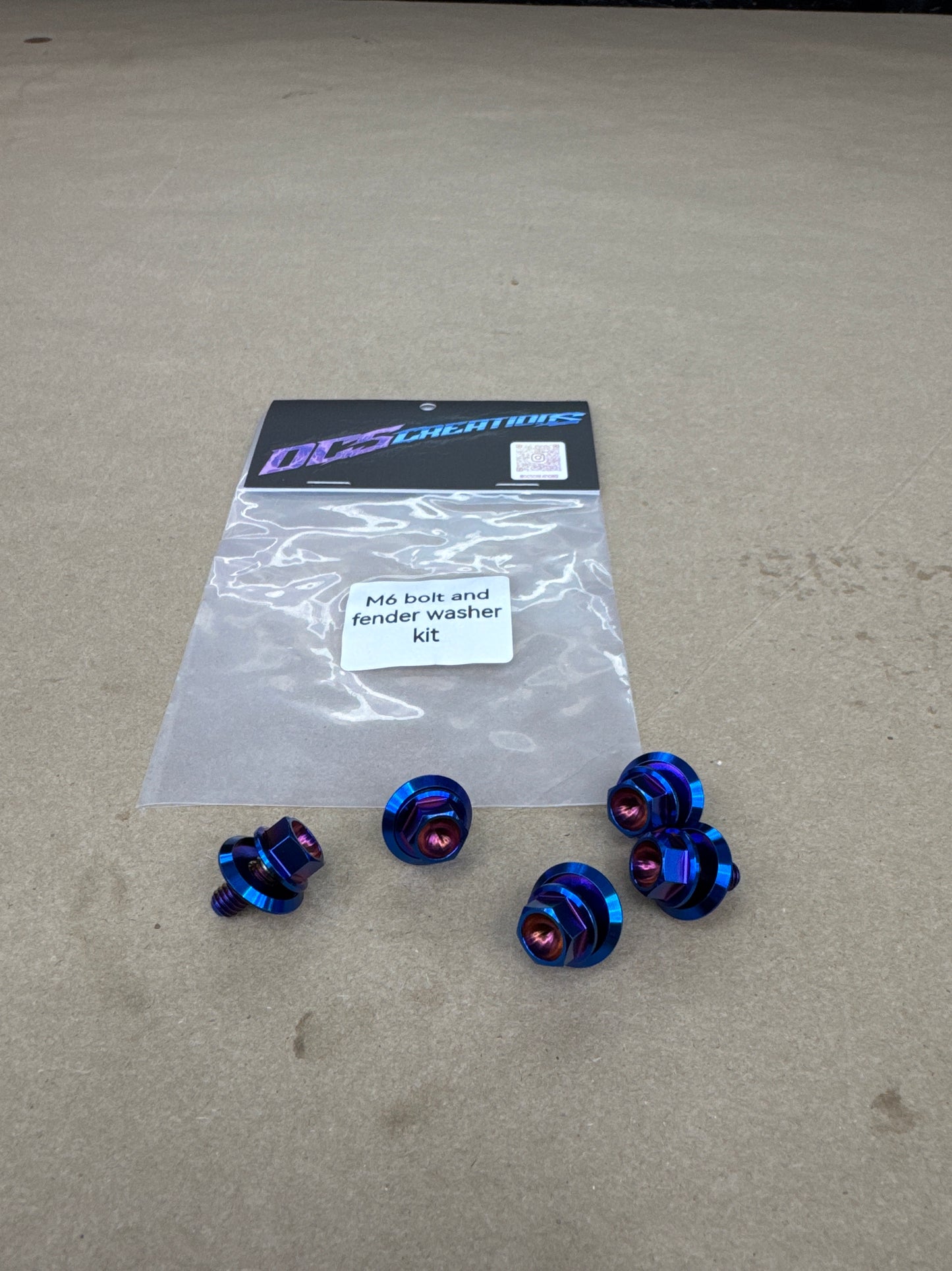 Dc5creations Titanium Headlight / Hood Hinge Hardware Kit