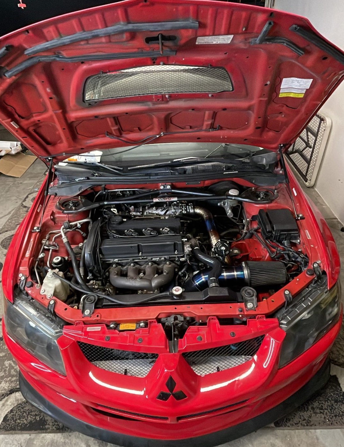 Evo 8/9 Trunk Billet Battery Tray