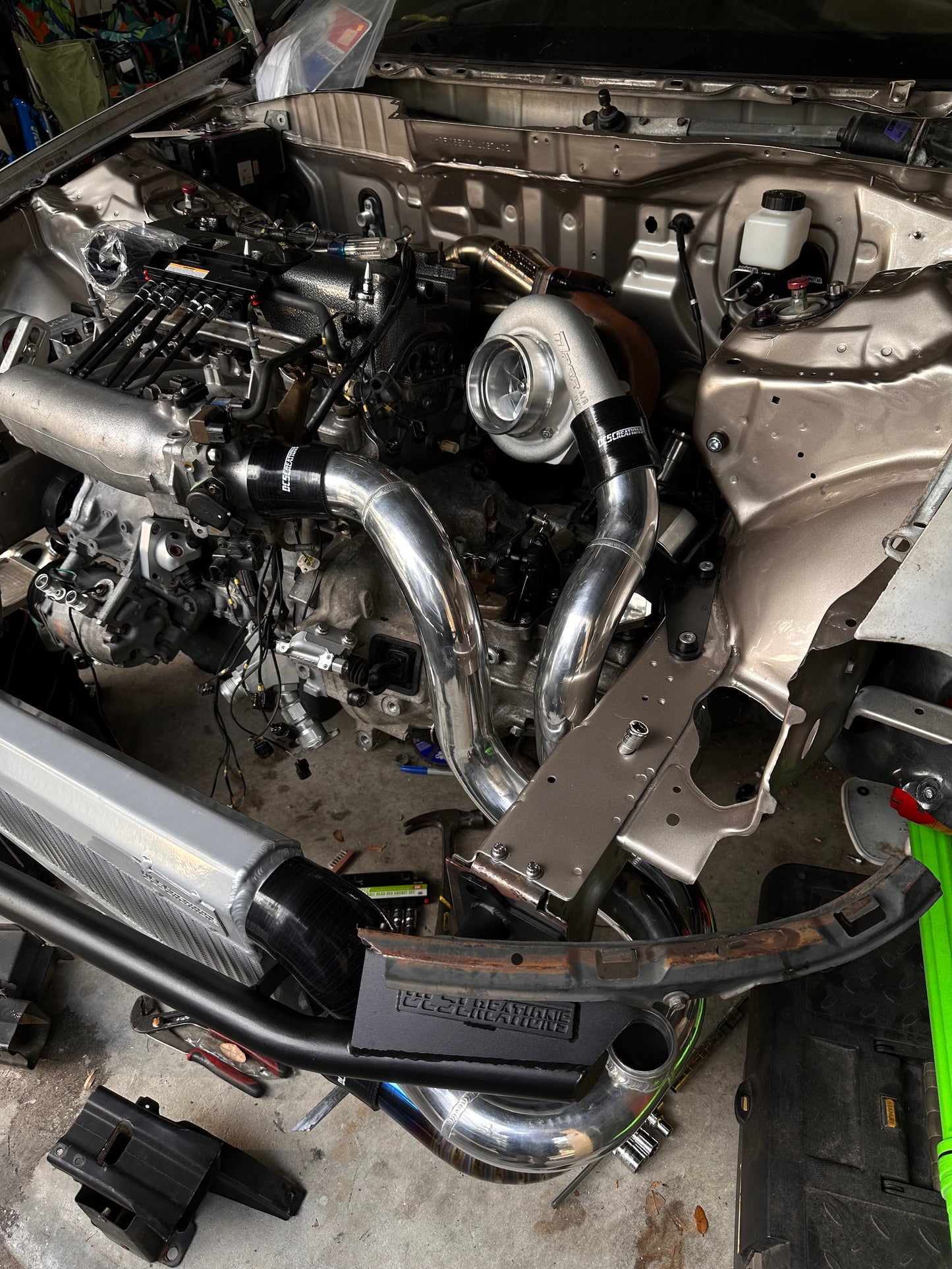 Ek Aluminum Intercooler piping