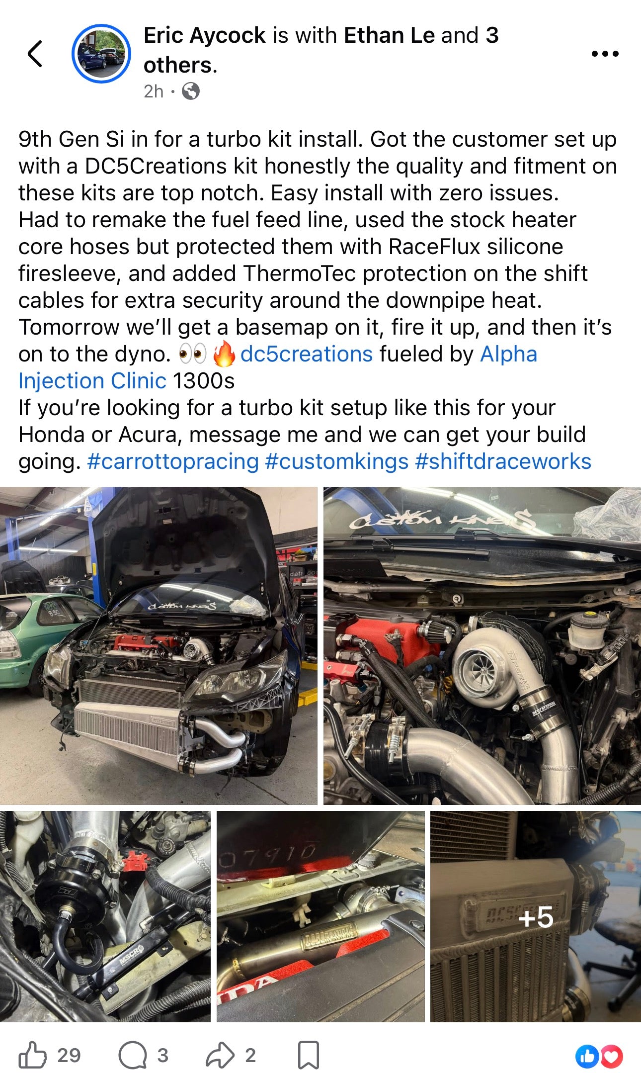 12-15 9TH Gen Civic Si Turbo Kit