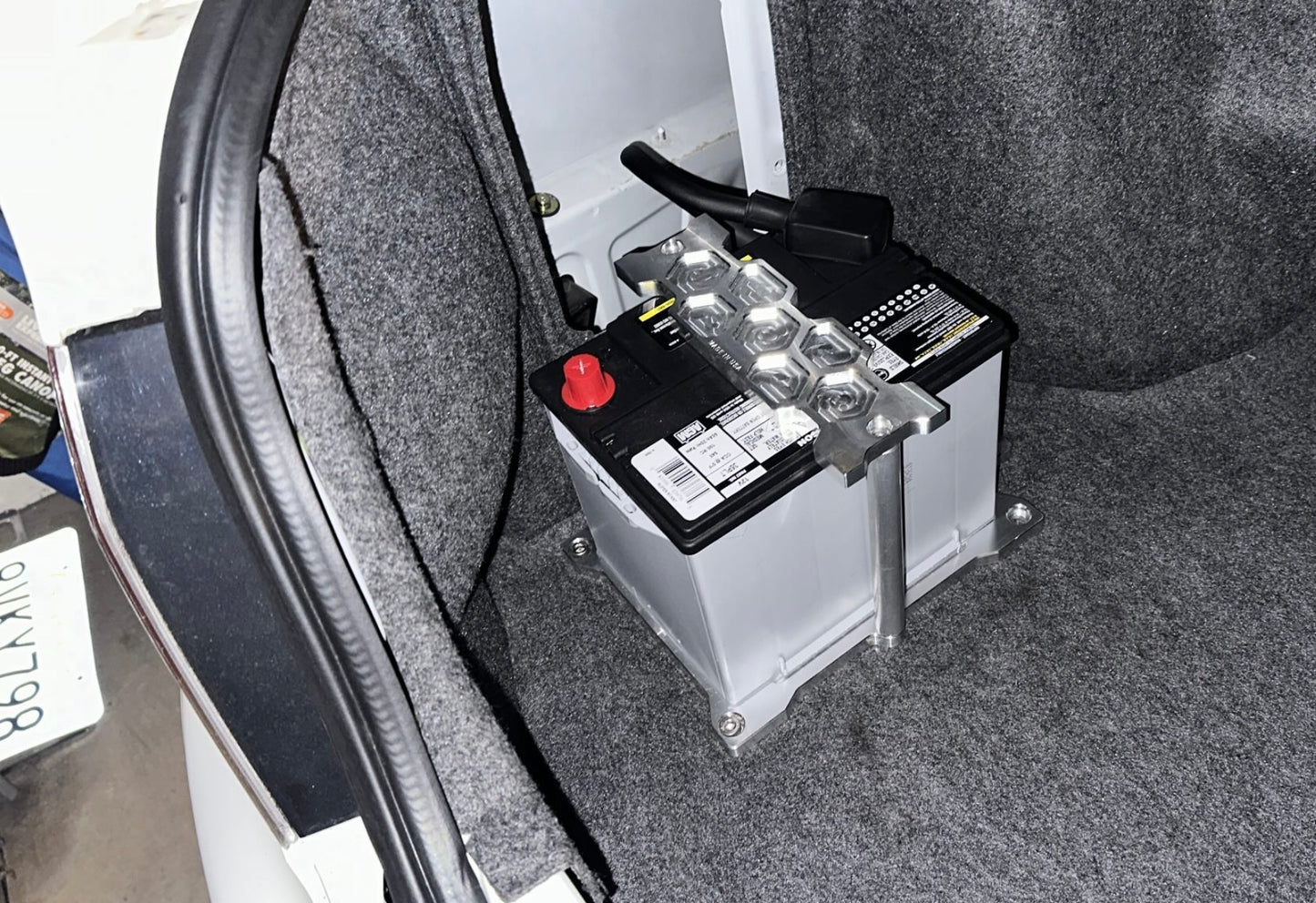 Evo 8/9 Trunk Billet Battery Tray