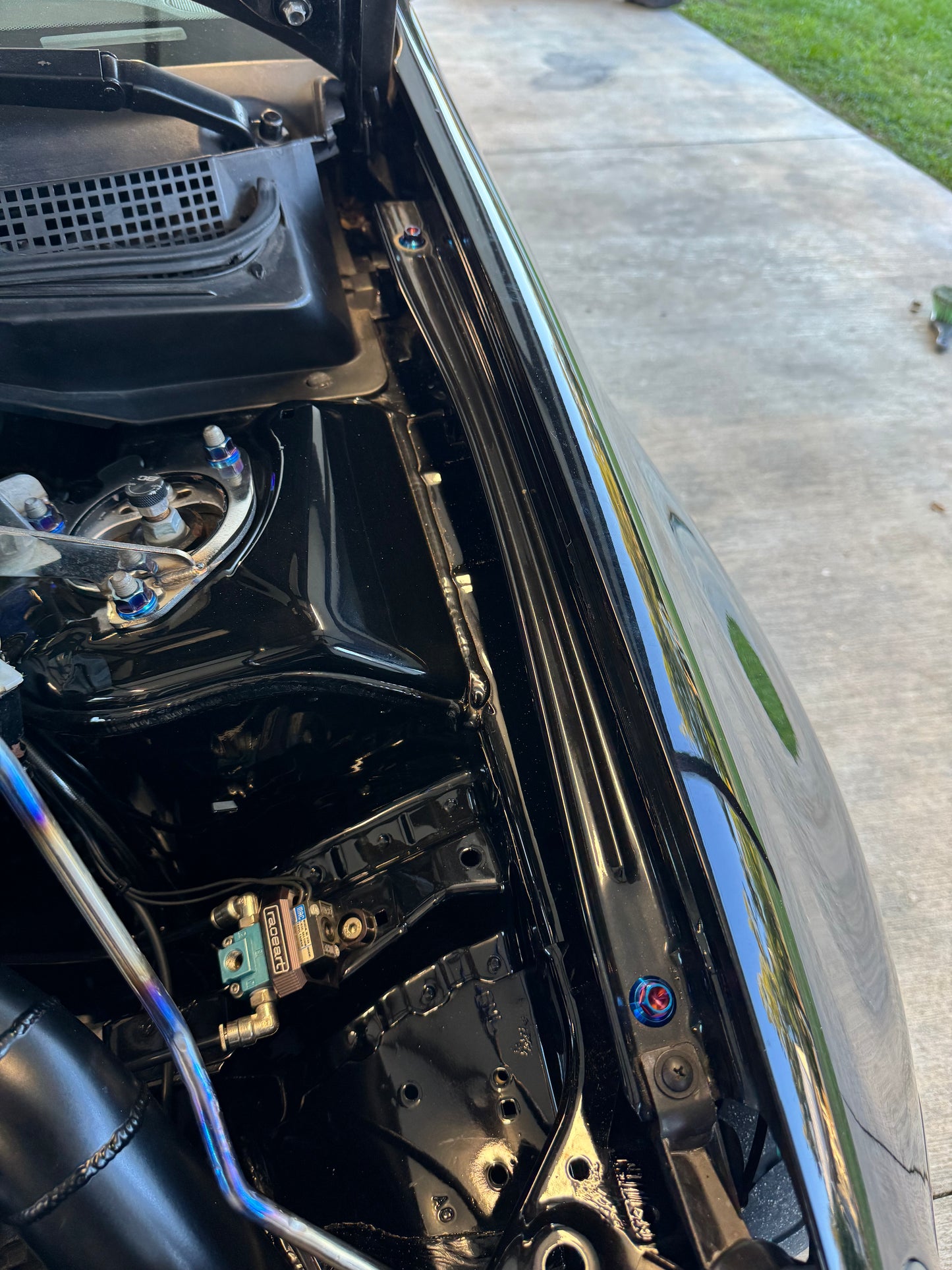 Dc5creations Titanium Headlight / Hood Hinge Hardware Kit