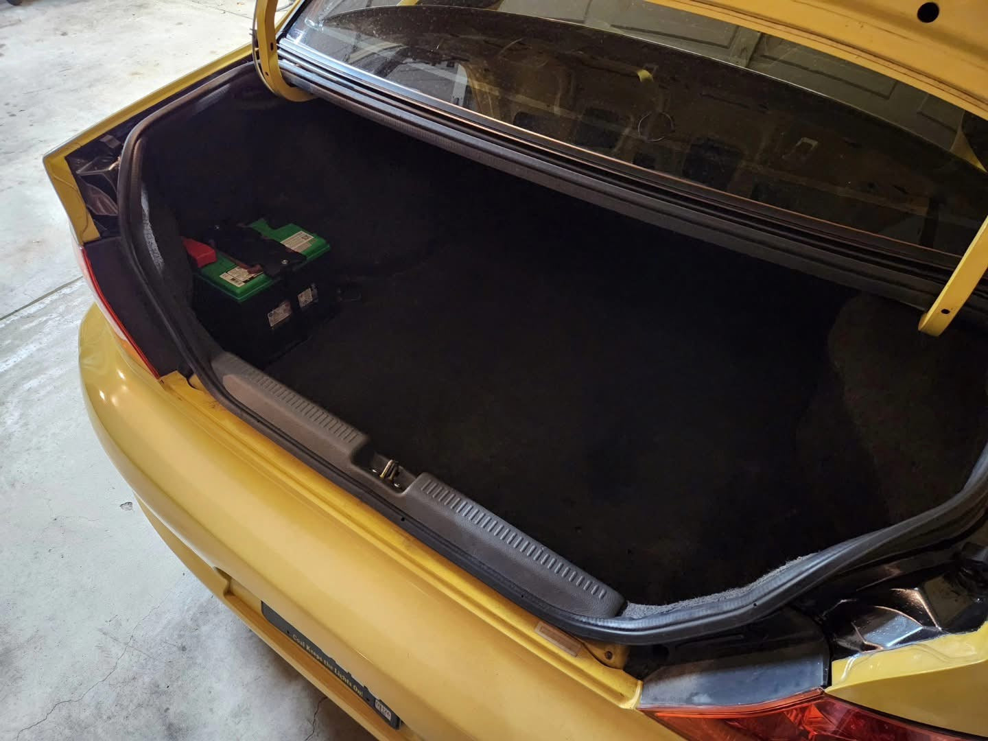 Evo 8/9 Trunk Billet Battery Tray