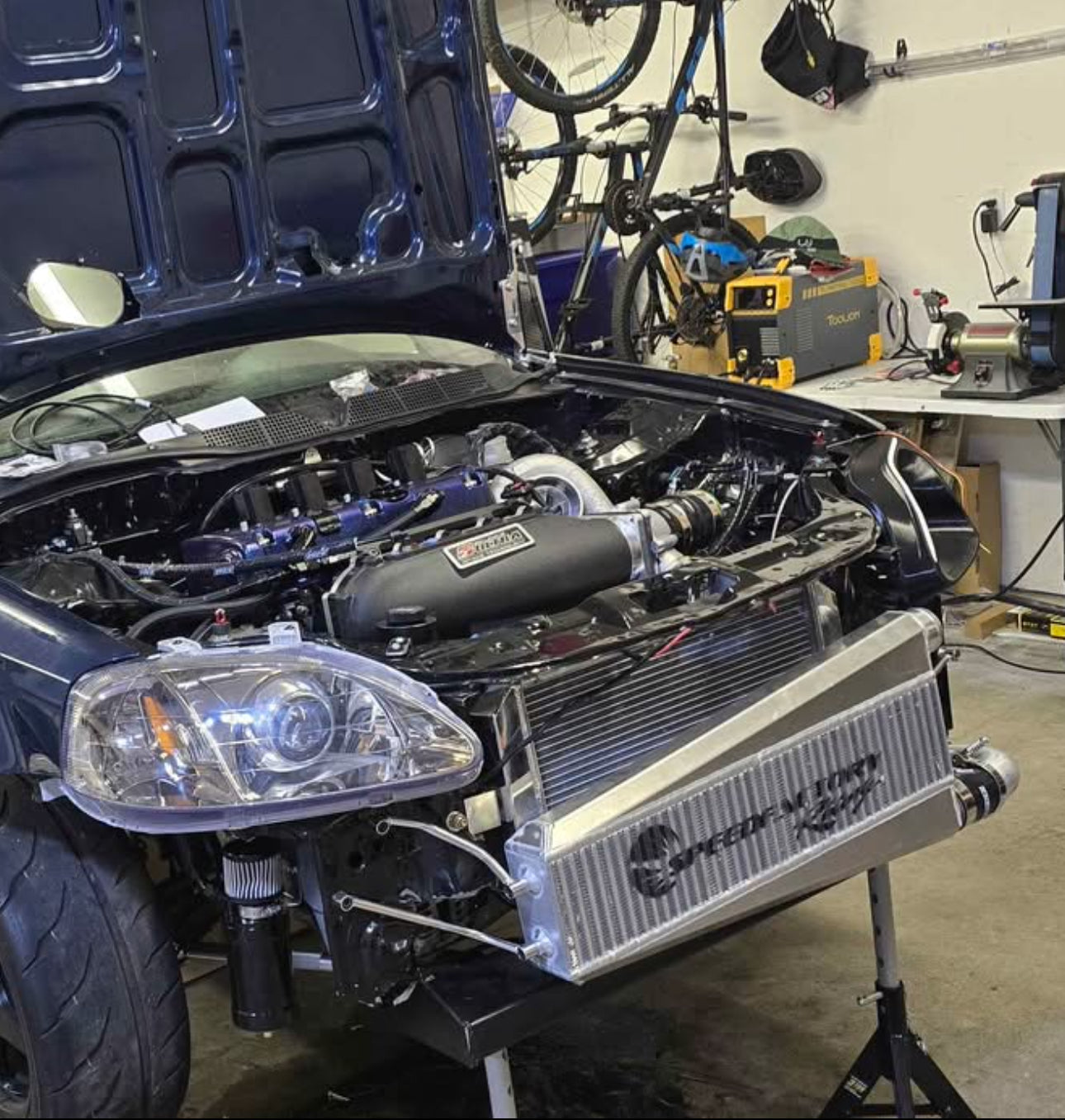 Dc5creations Vertical Flow Intercooler (K-Series,600-800hp)